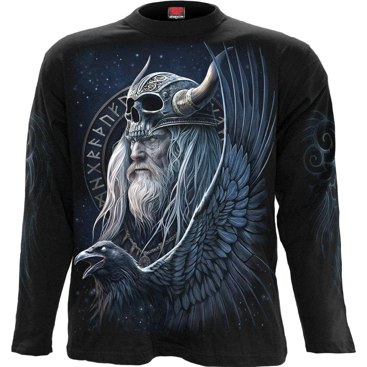 Spiral Direct Black Odin's Warrior - Longsleeve T-Shirt - Xxl
