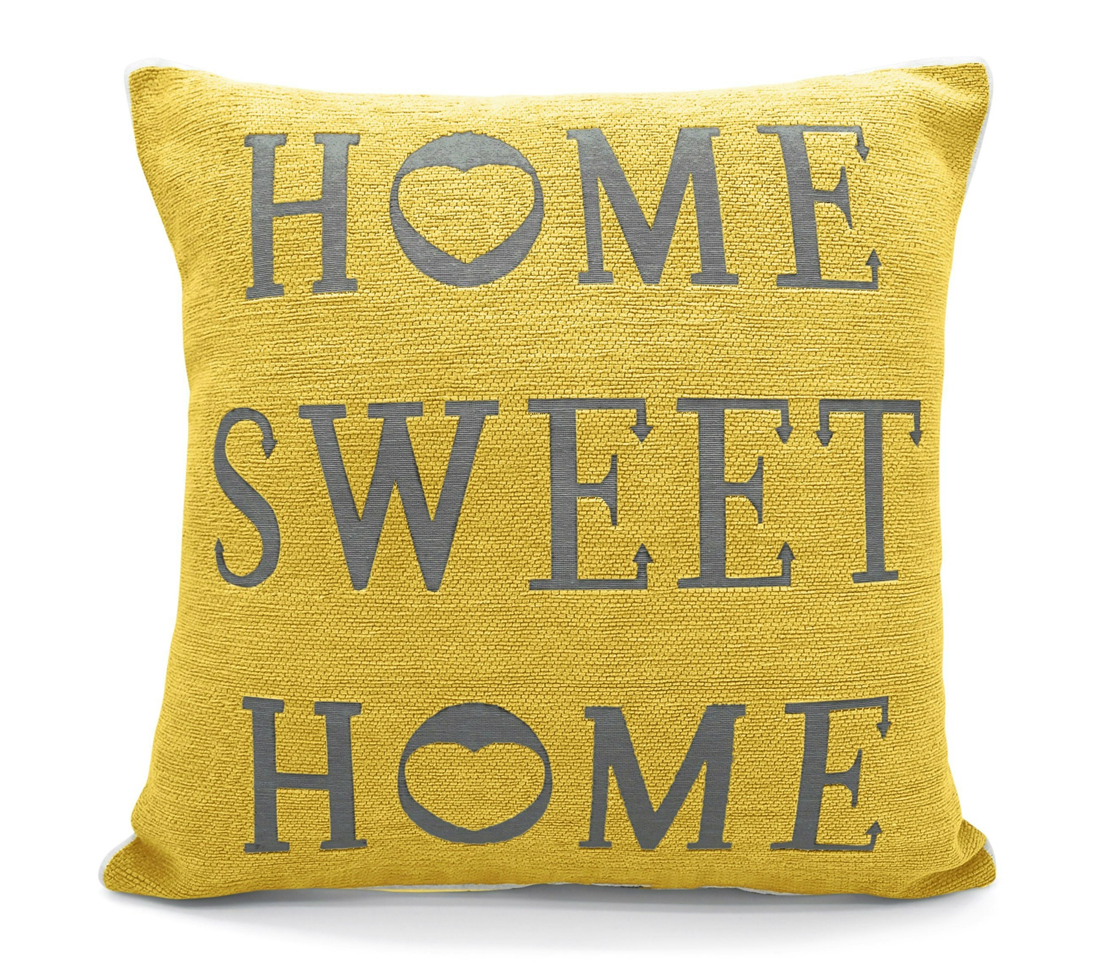 Velosso Home Sweet Home Cushion - 43Cm X 43Cm - Ochre