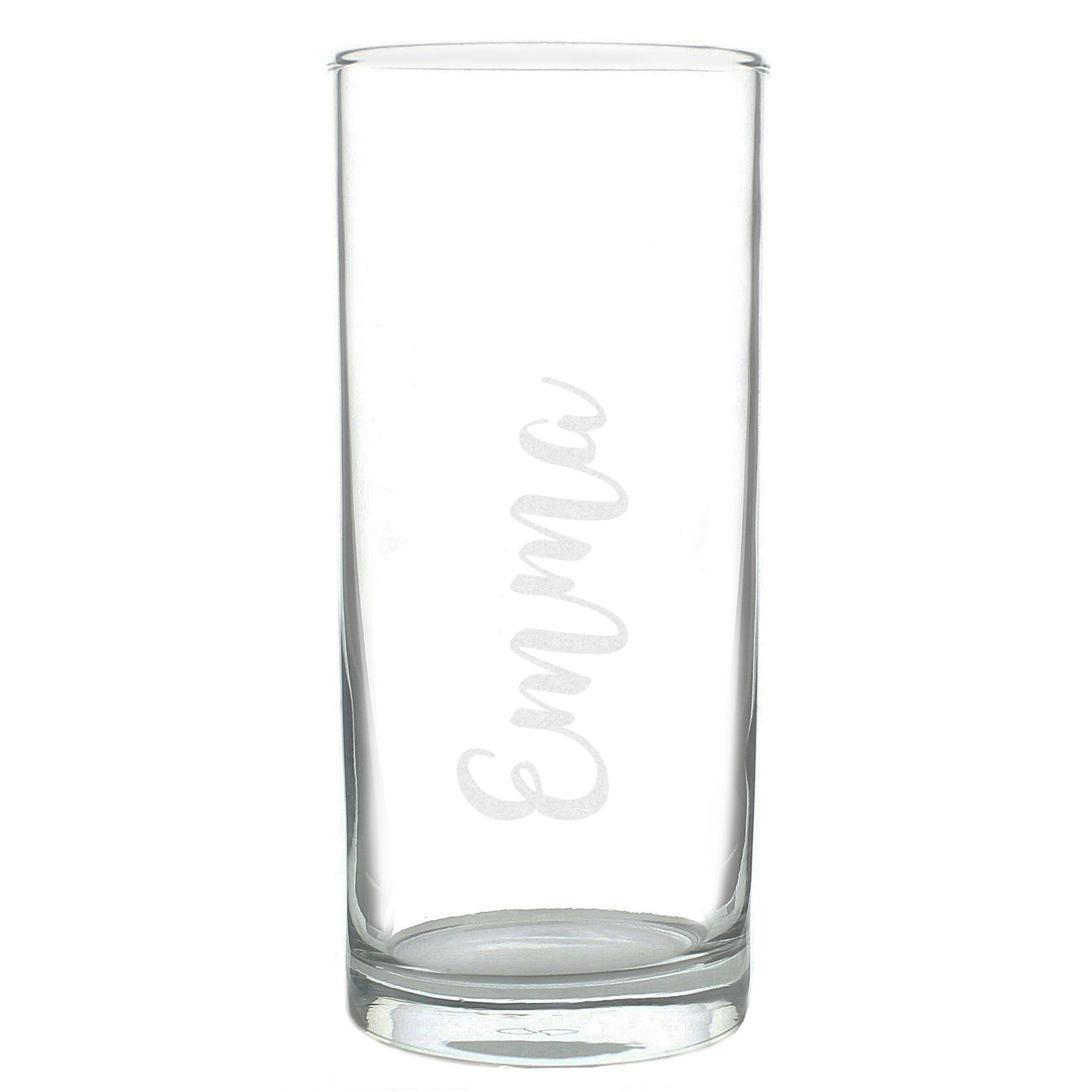 Rackhams Personalised Name Only Engraved Hi Ball Glass