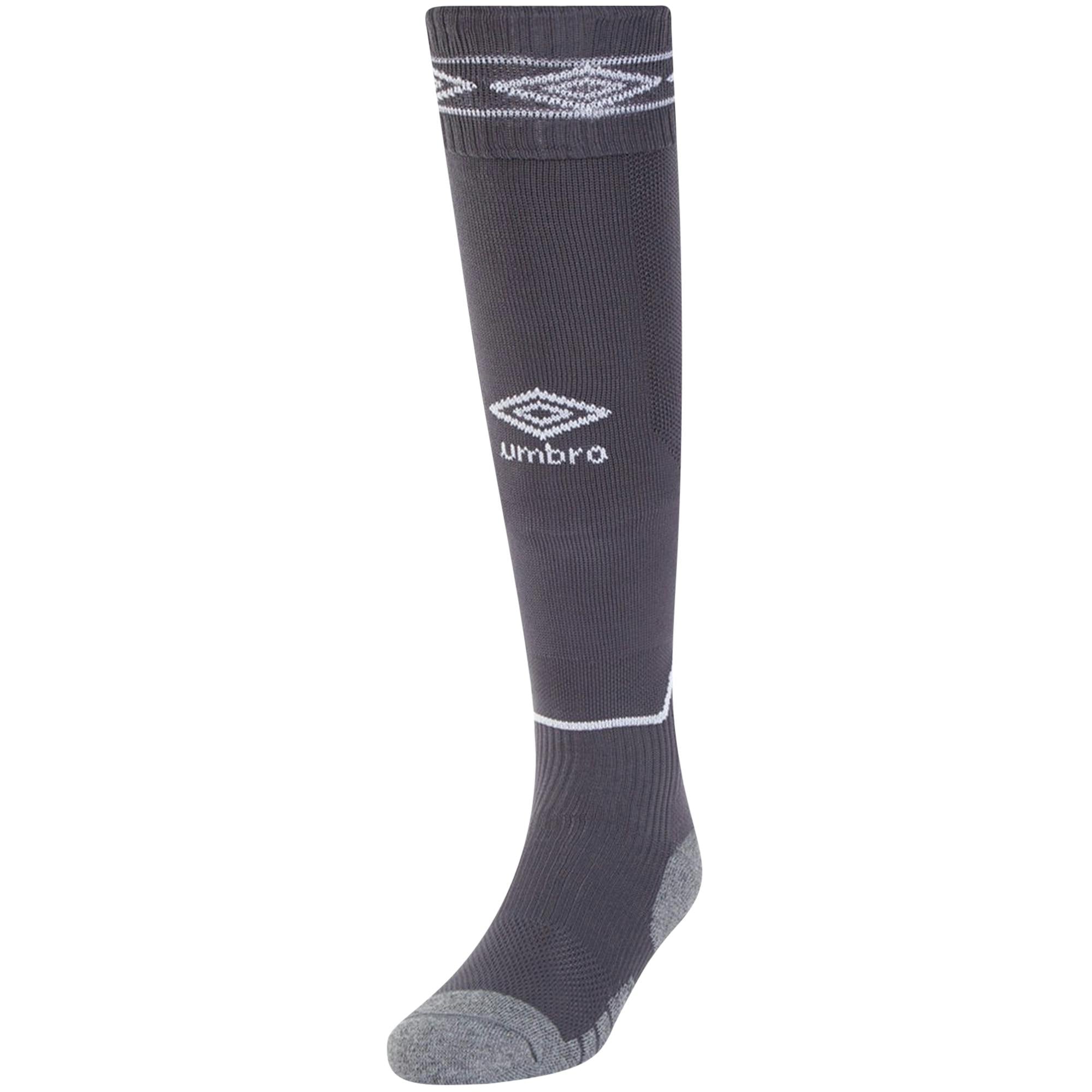 Umbro White Diamond Football Socks - Carbon/ - L - Carbon/ - 75% Polyamide/20% Cotton/5% Elastane