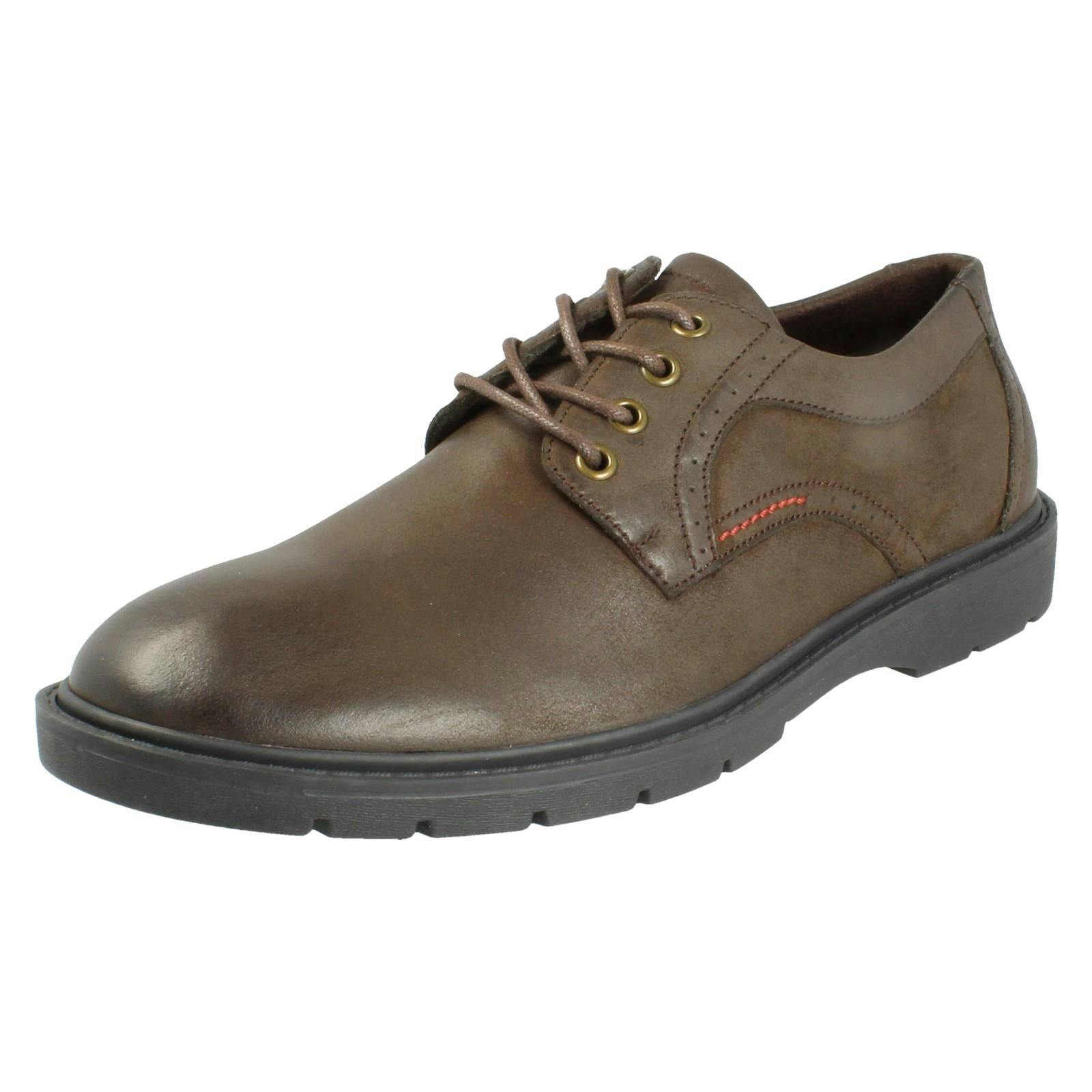 Thomas Blunt Men's Brown Lace Up Smart Shoes A2219 - Uk 9