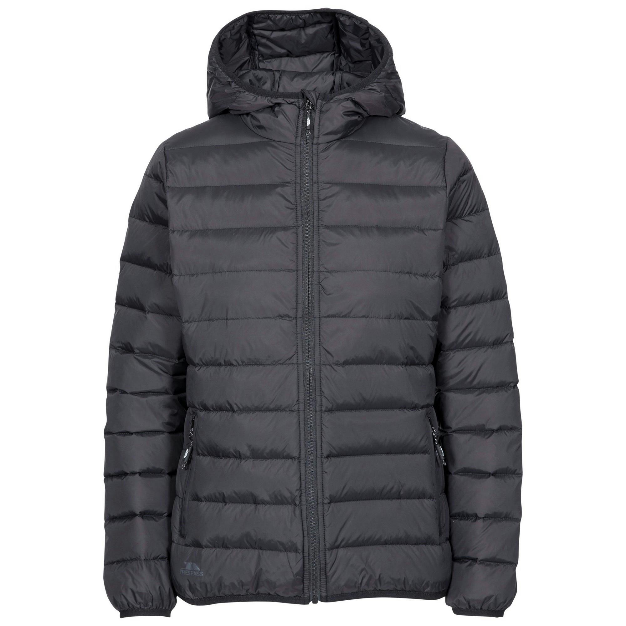 Trespass Women's Black / Amma Down Jacket - S - 100% Polyester