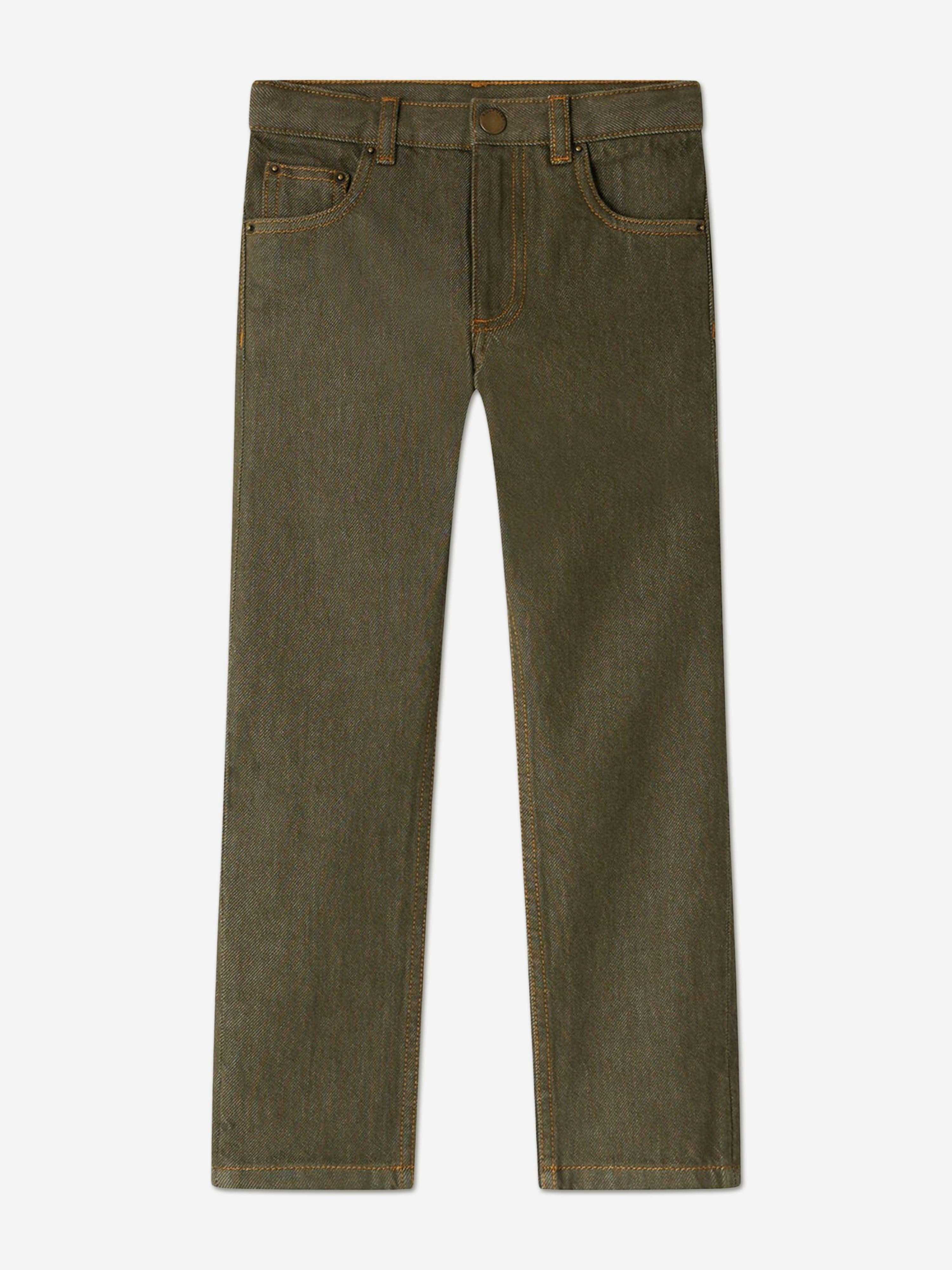 Bonpoint Boys Green Jagger Trousers In - 10 Yrs