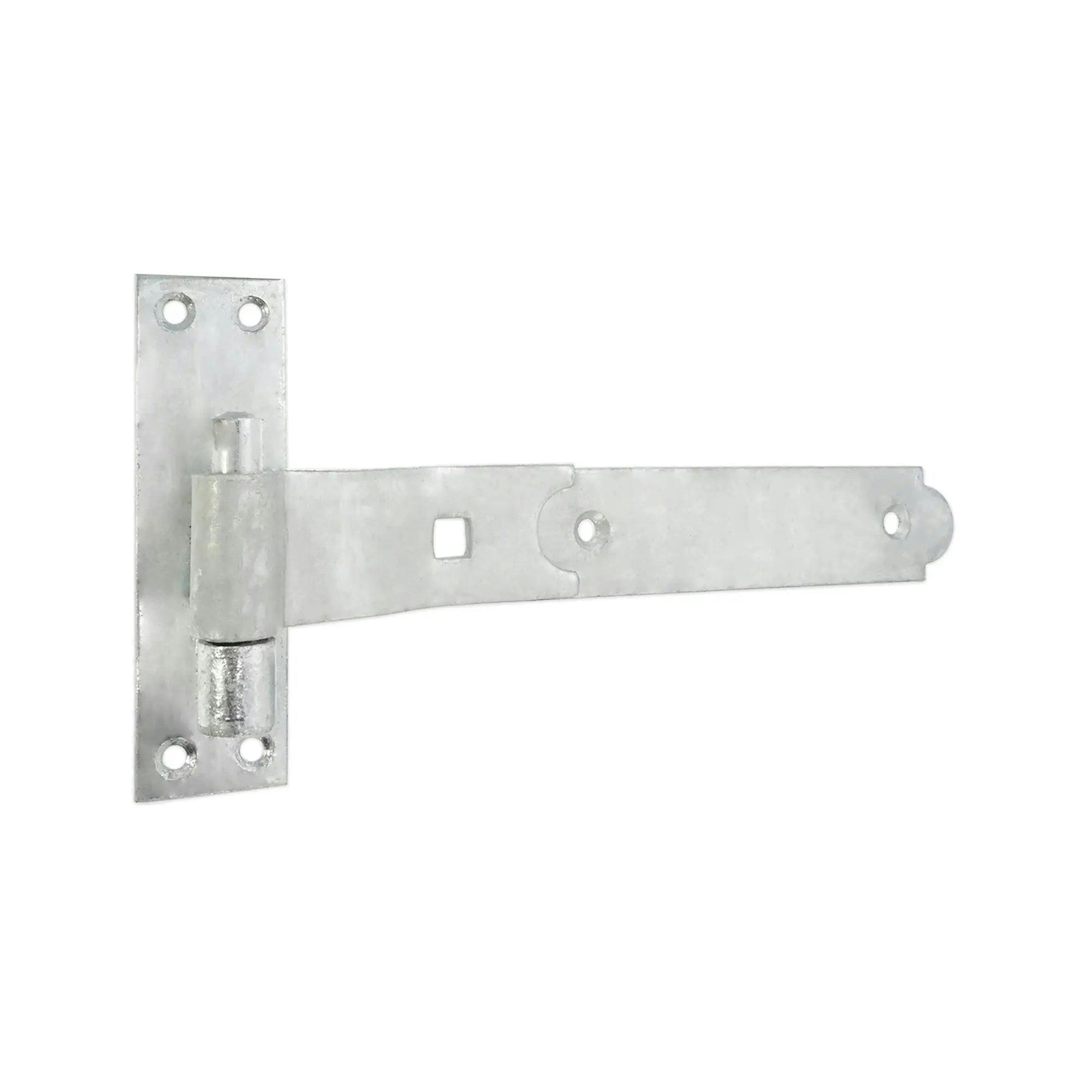 Rackhams Silver Hook And Band Hinge - Cranked - Galvanised - 250Mm
