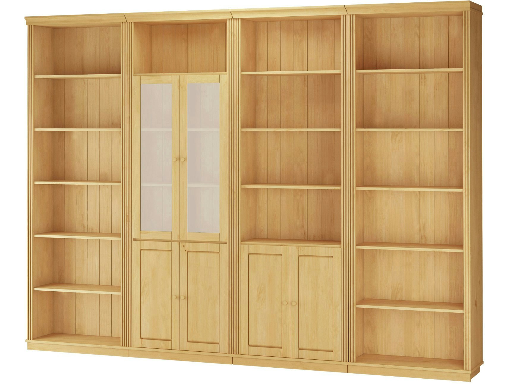 Dorel Home Brown Anita Wall Unit 5 In Stained Wax