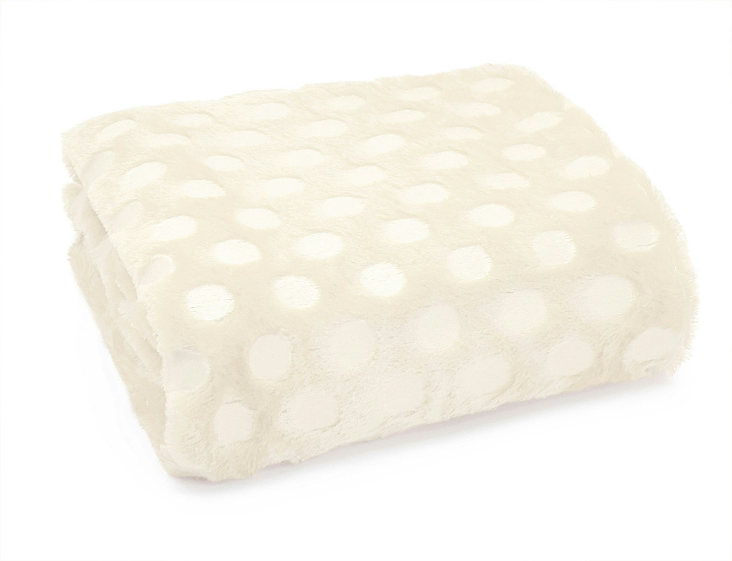 Velosso Cream Cosmo Circles Faux Fur Throw - 127Cm X 152Cm