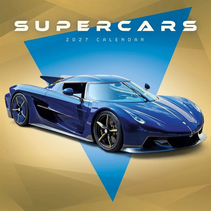 Supercars Calendar 2027, Wall Calendars, Month To View, Transport, Gift