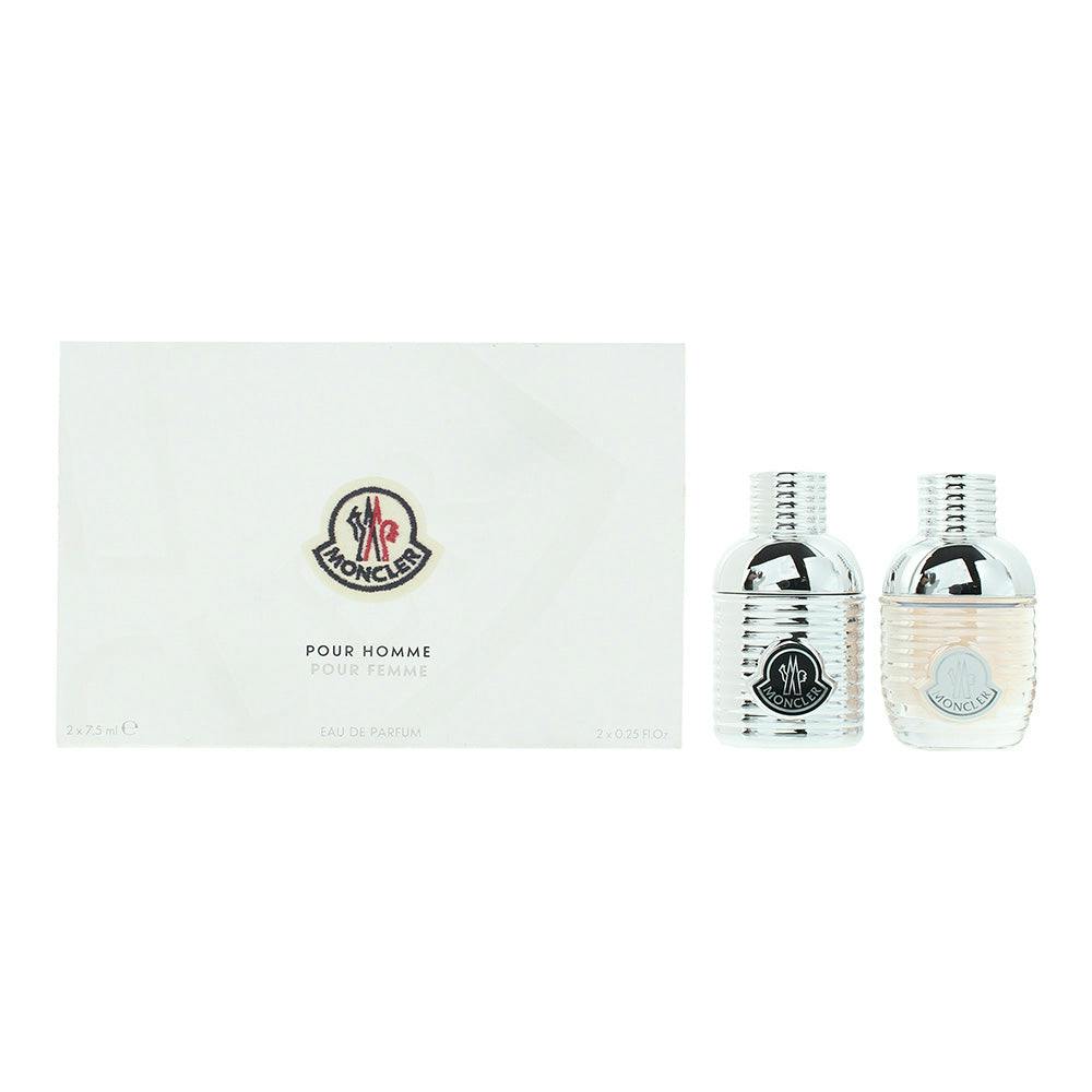 Pour Femme Moncler Pour Homme 2 Piece Gift Set: Eau De Parfum 7.5Ml - Eau De Parfum 7.5Ml