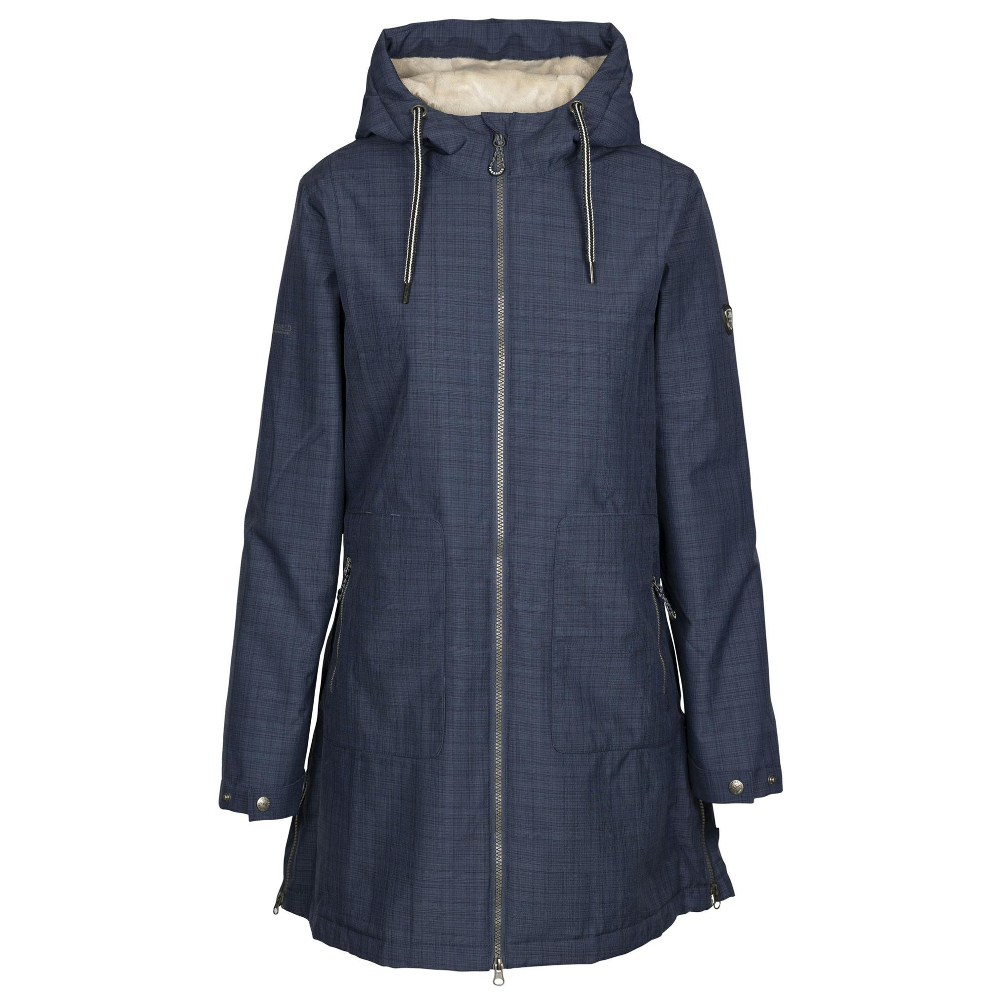 Trespass Women's / Neeska Tp50 Waterproof Jacket - Navy - Xxs - Navy - 100% Polyester