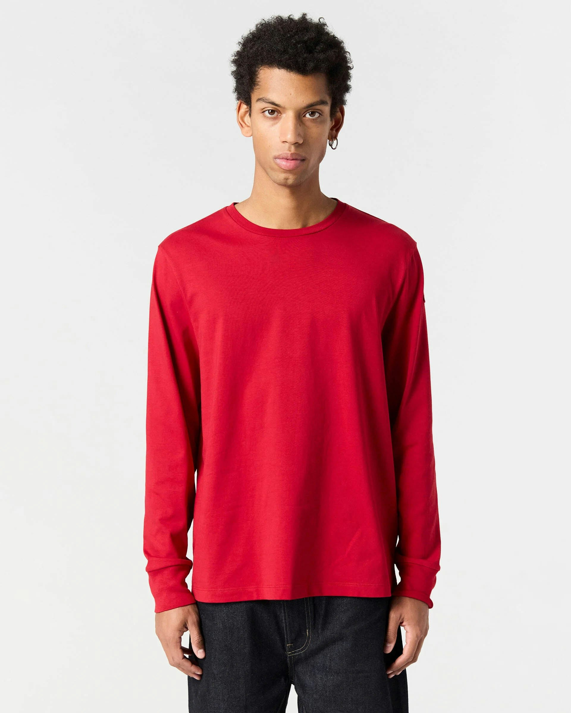 Parajumpers Men's Red Kip Long Sleeve T-Shirt - 527 - 527 - L