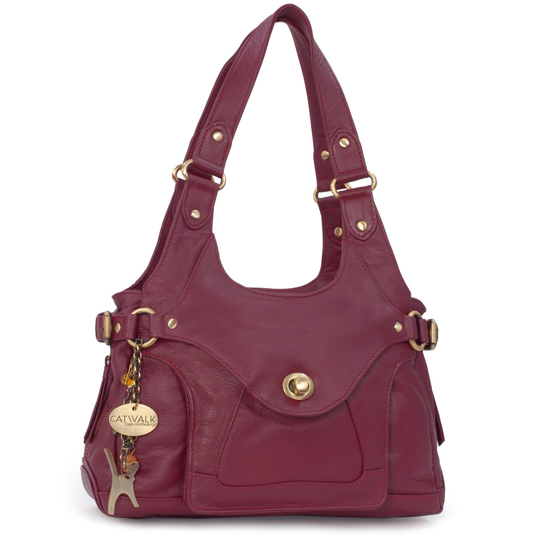 Catwalk Collection Handbags Red Roxanna - Shoulder Bag