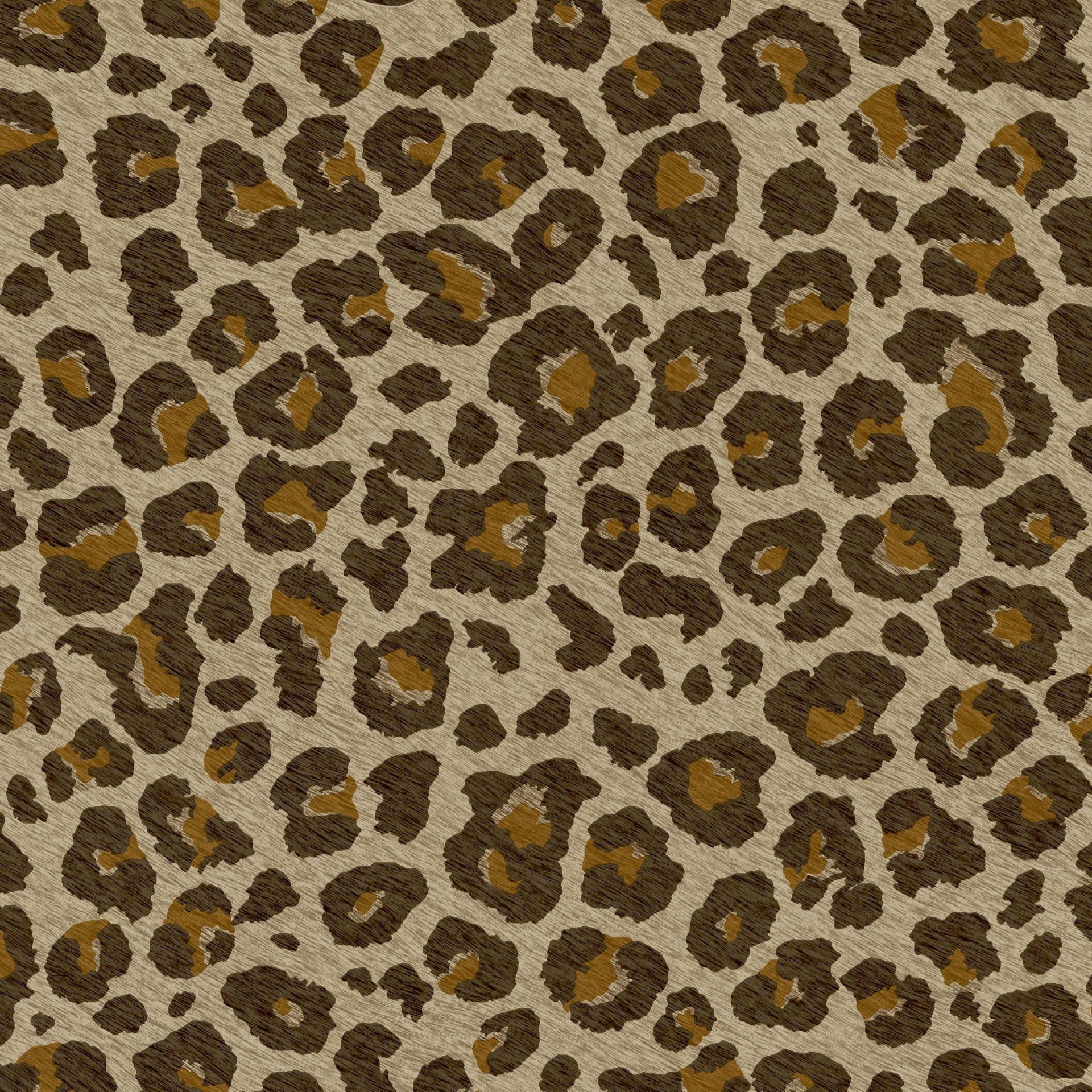 Rackhams Brown/Gold Paul Moneypenny Natural & Luxury Leopard Print Textured Wallpaper For Grandeco