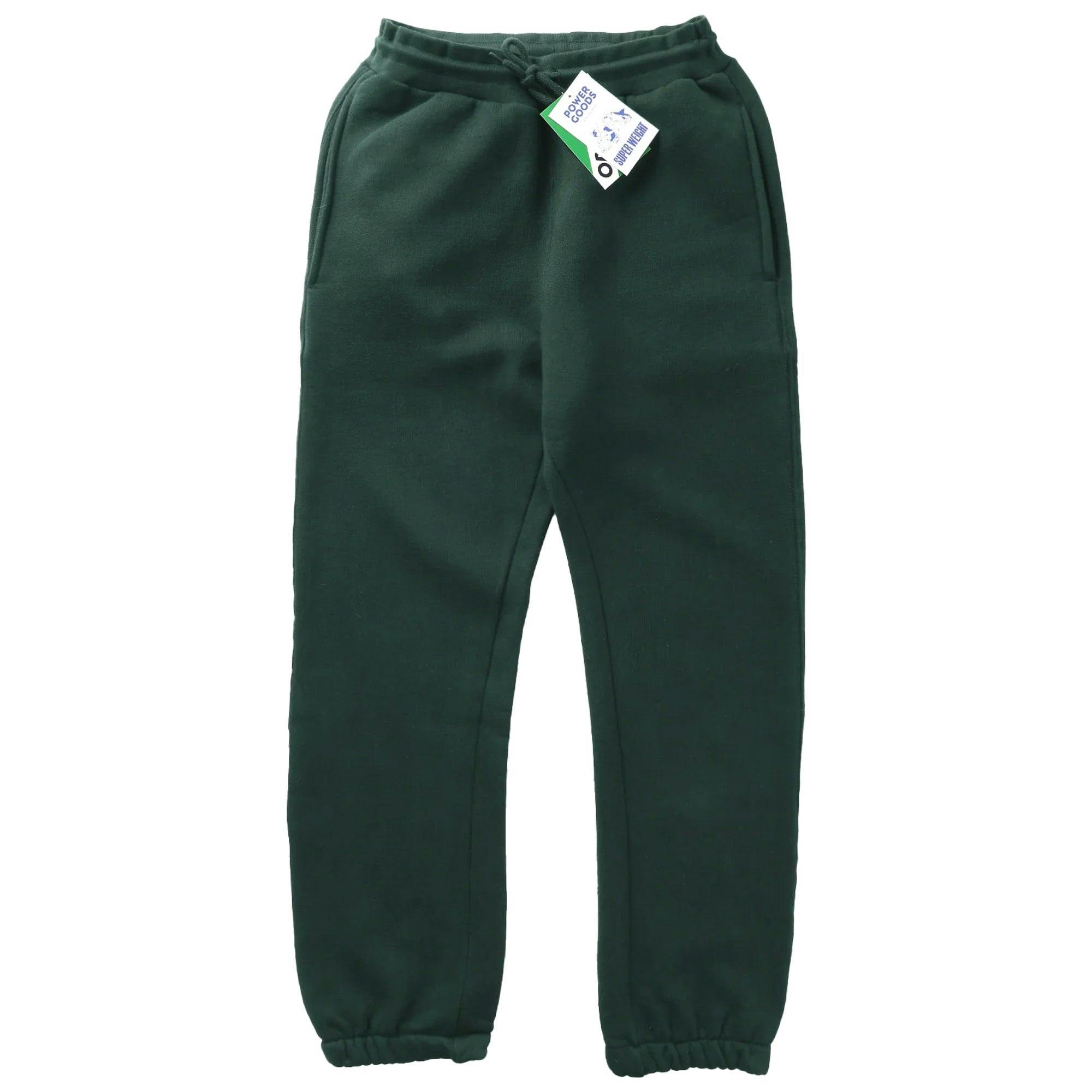 Power Goods Green Super Weight Sweatpants - Forest - Medium