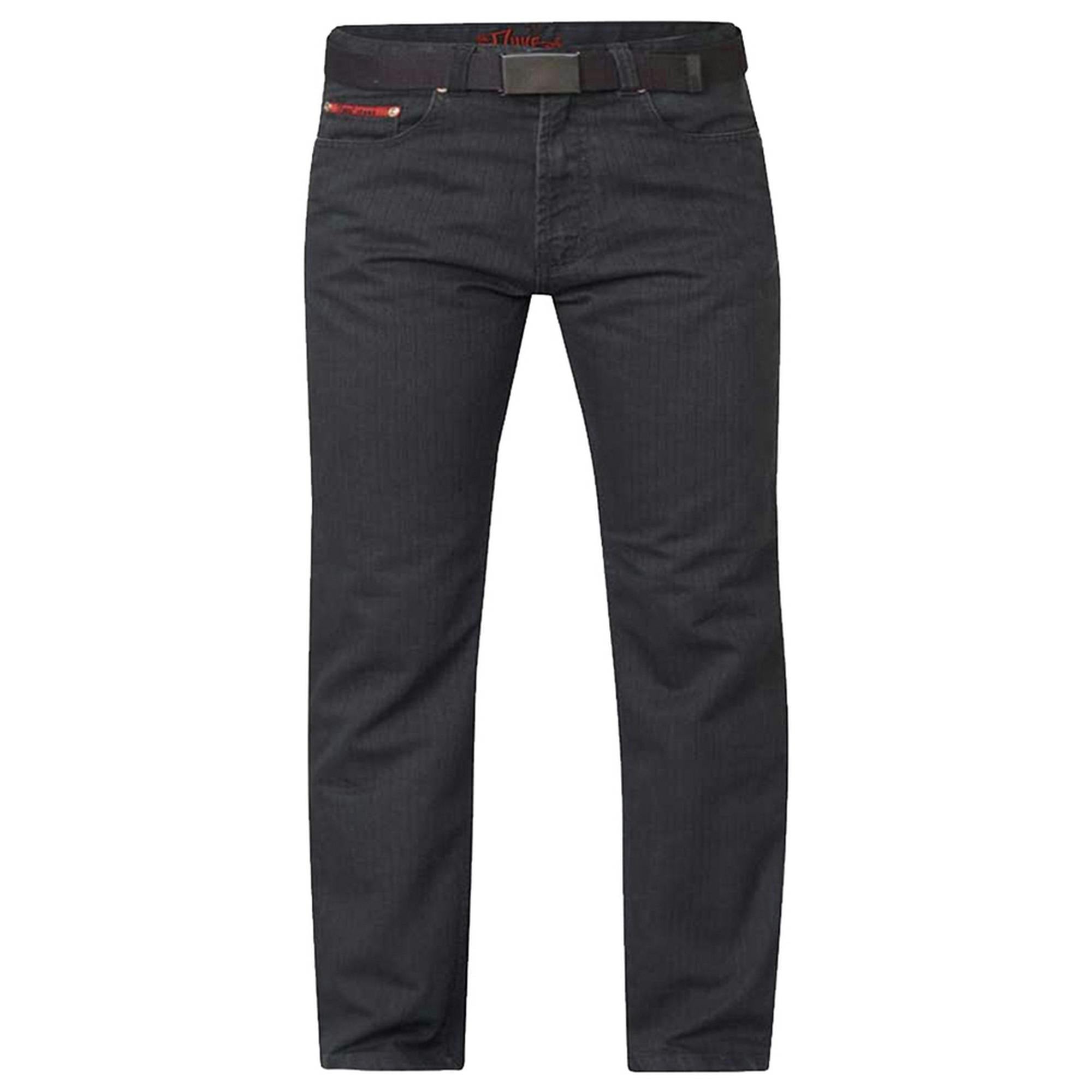 Duke Men's D555 London Canary Bedford Cord Kingsize Tuxedo Trousers - Charcoal - Charcoal - 32S - 100% Cotton