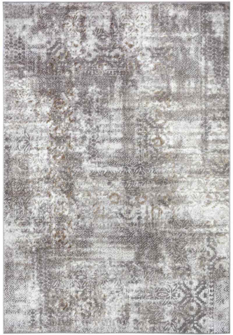 Rackhams Grey/Brown Shine Design Abstract Rug - 160X235 Cm