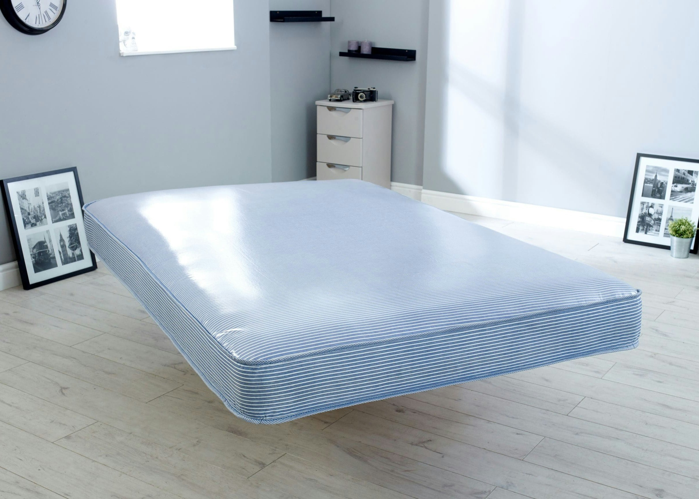 Starlight Beds Blue Source 5 Contract Water-Resistant Mattress - Durable & Easy-Clean Design - 1 - 5Ft King Mattress Size Mattress (150Cm X 200Cm)