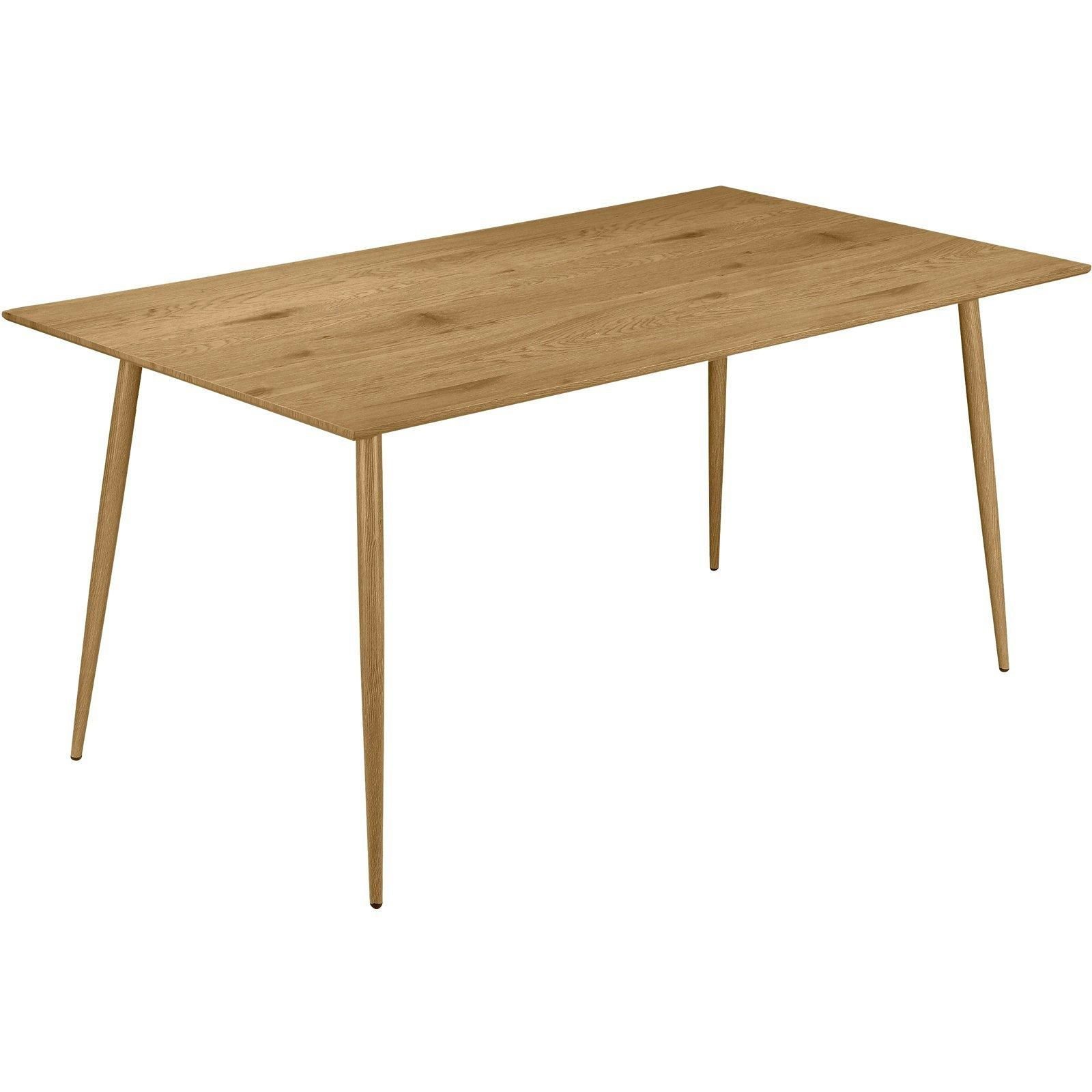 Rackhams Brown Monza Table 160 Centimeter In Oak/Oak