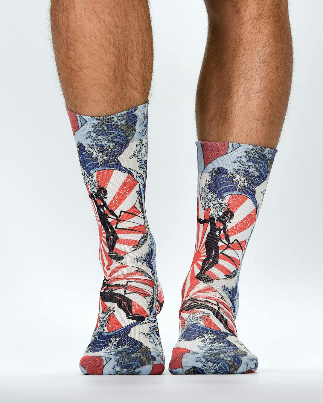 Jemsox Green Surf The Waves | Design Socks | Fun, Colourful & Comfortable Socks