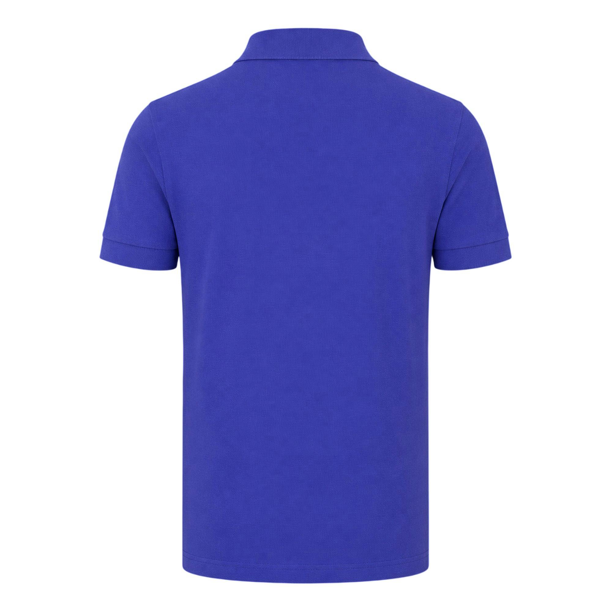Boss Men's Dark/Purple Firenze Cotton Polo Shirt - S - 100% Cotton