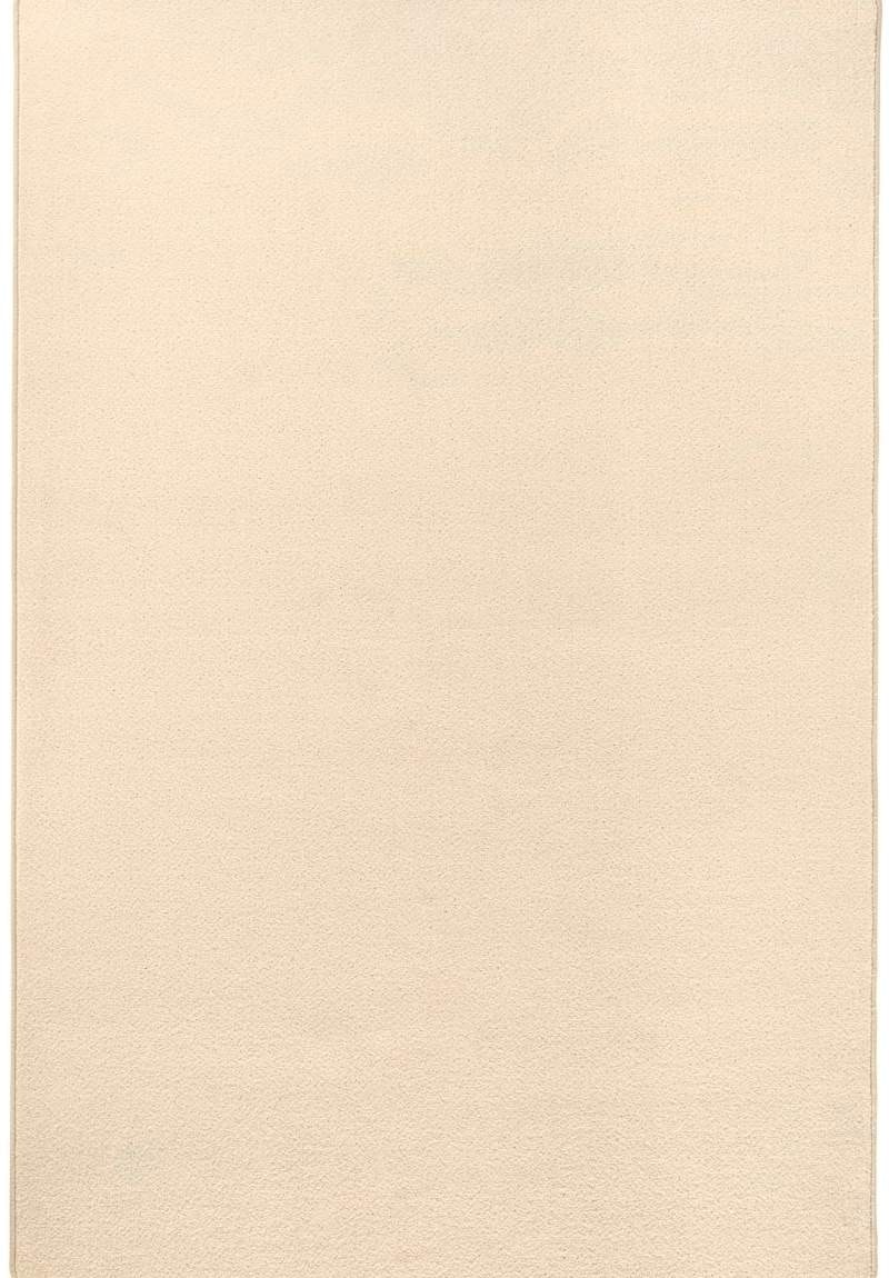 Rackhams Cream Modern Plain Rug – Soft Short Pile - 133X195 Cm