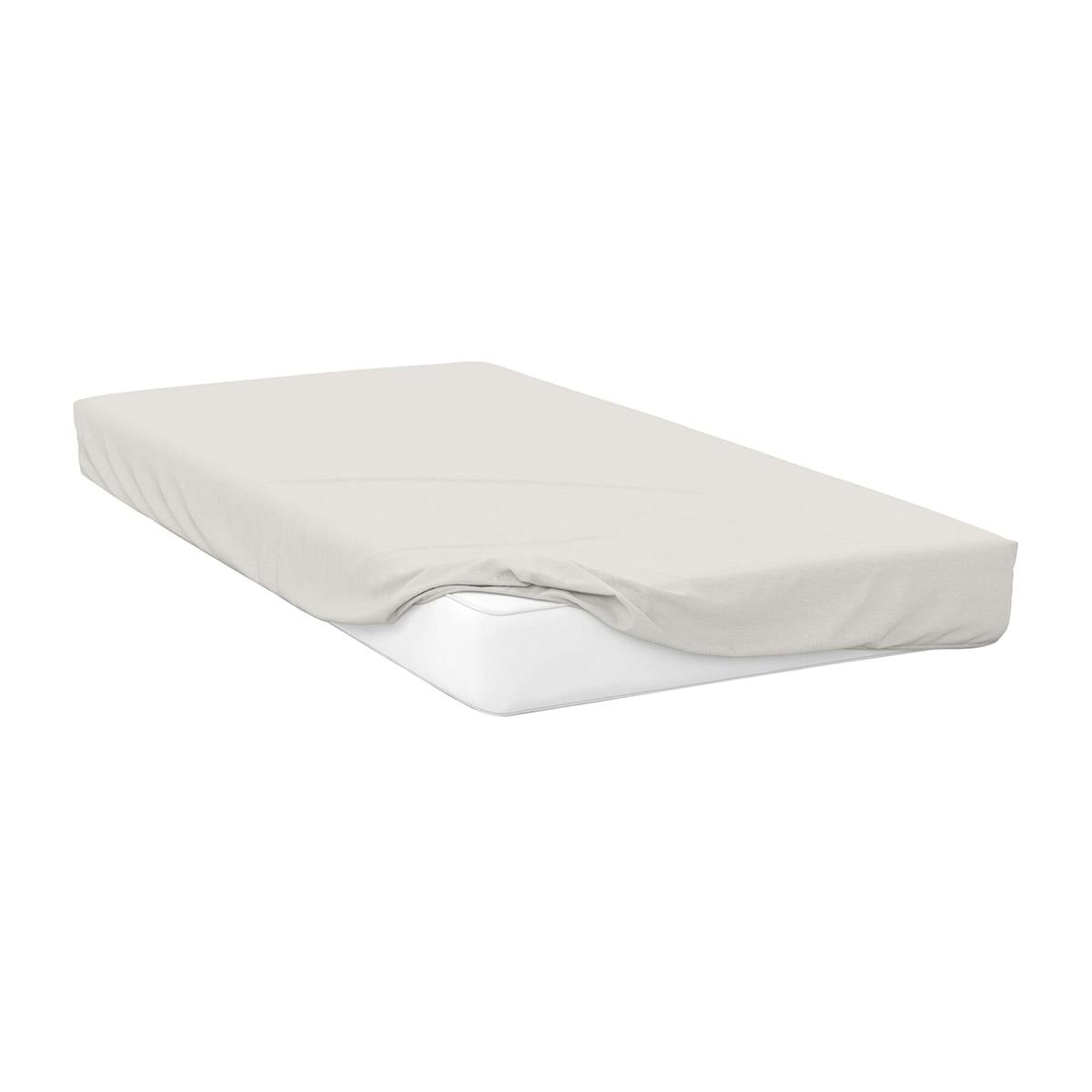 Belledorm Ivory Cotton Sateen 1000 Thread Count Extra Deep Fitted Sheet - Single - 100% Cotton