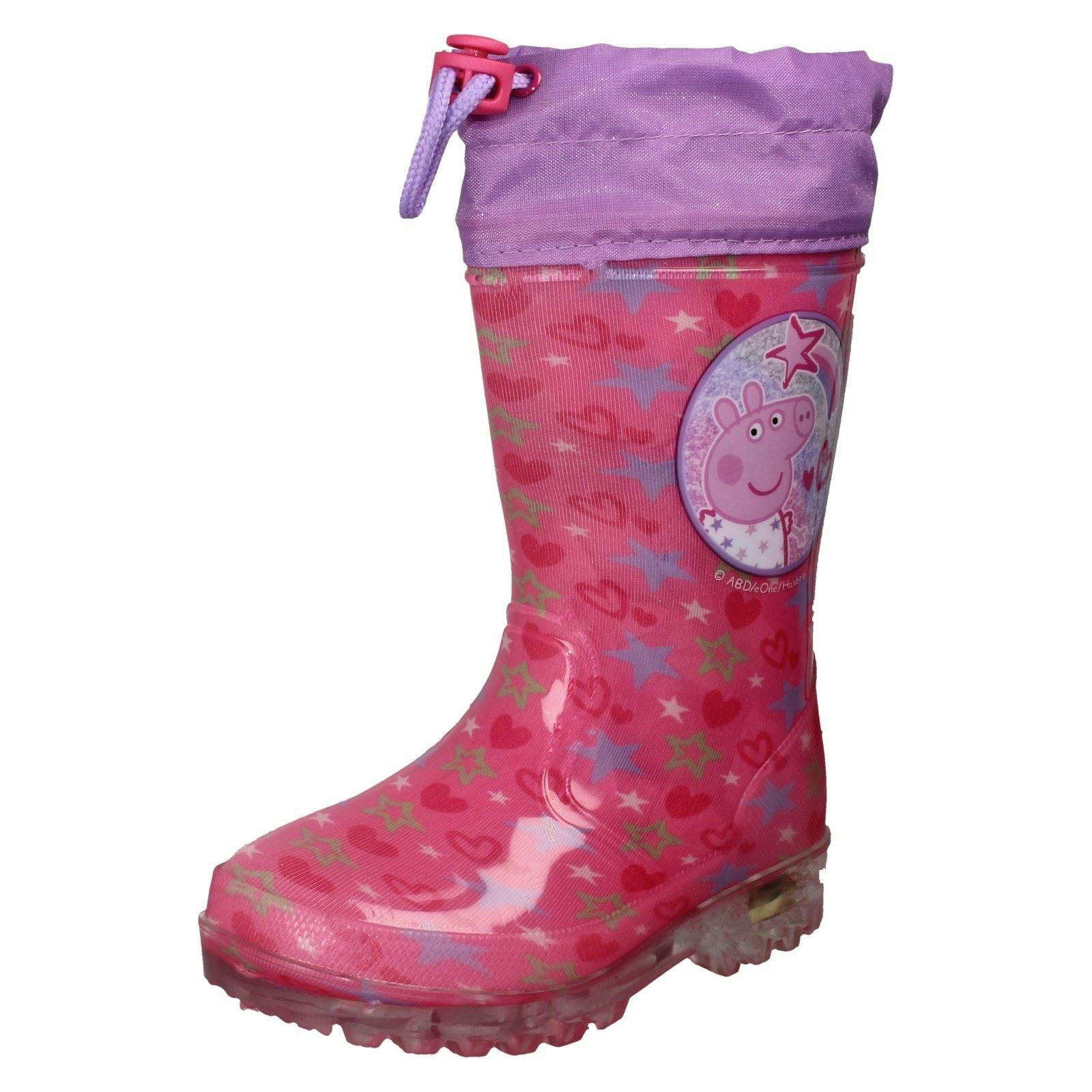 Character Girls Pink Peppa Pig Wellington Boots - Uk 6 Infant