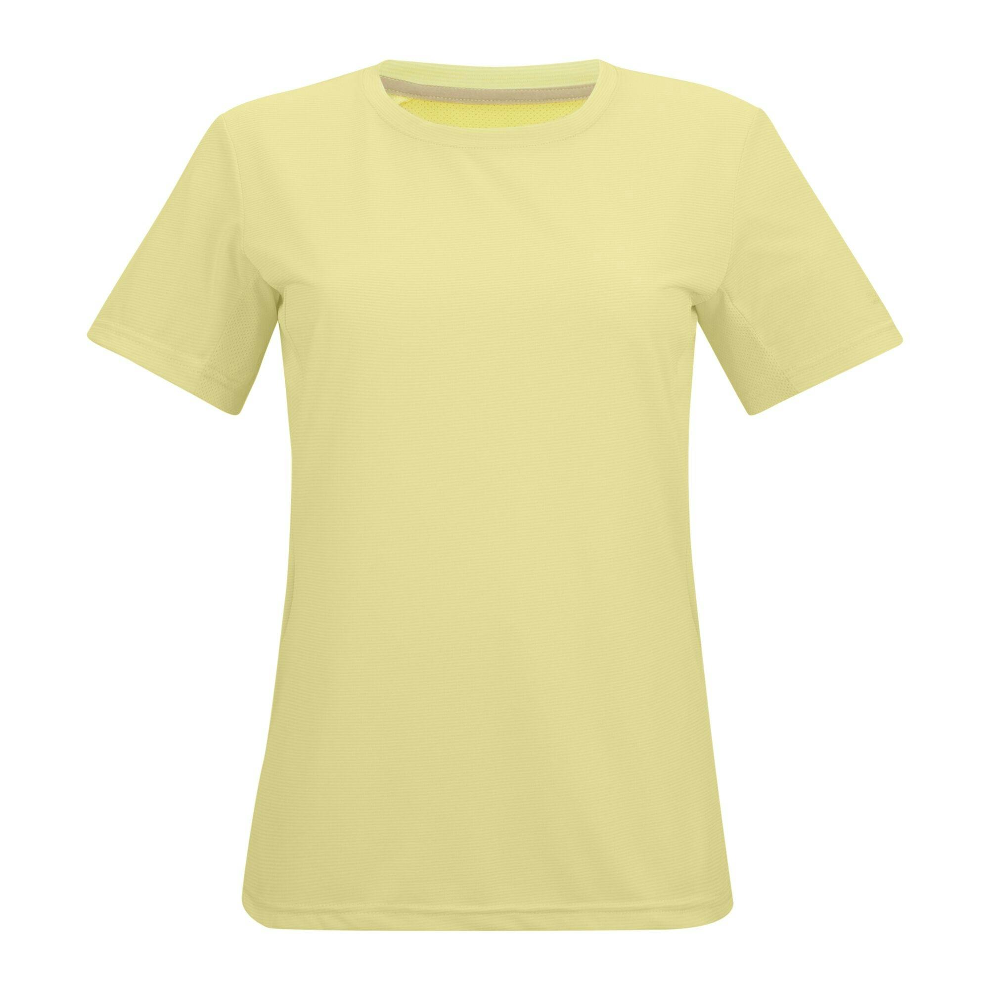 Regatta Women's Yellow Demna T-Shirt - Canary - 16 Uk - Canary - 70% Polyester/30% Recycled Polyester