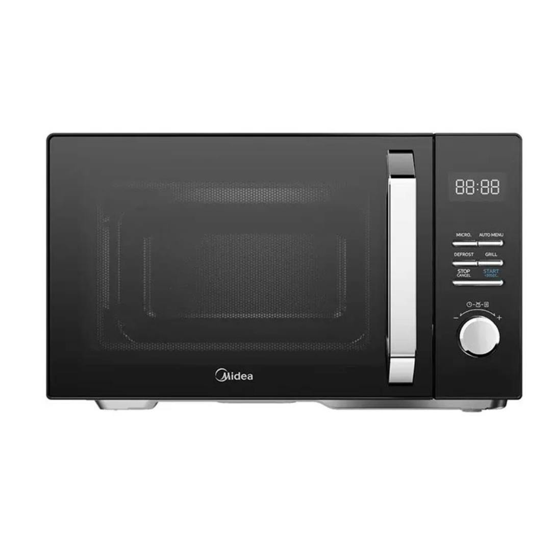Midea Black Mag25xf 25L Microwave With Grill Function 800W - 1 - Microwave