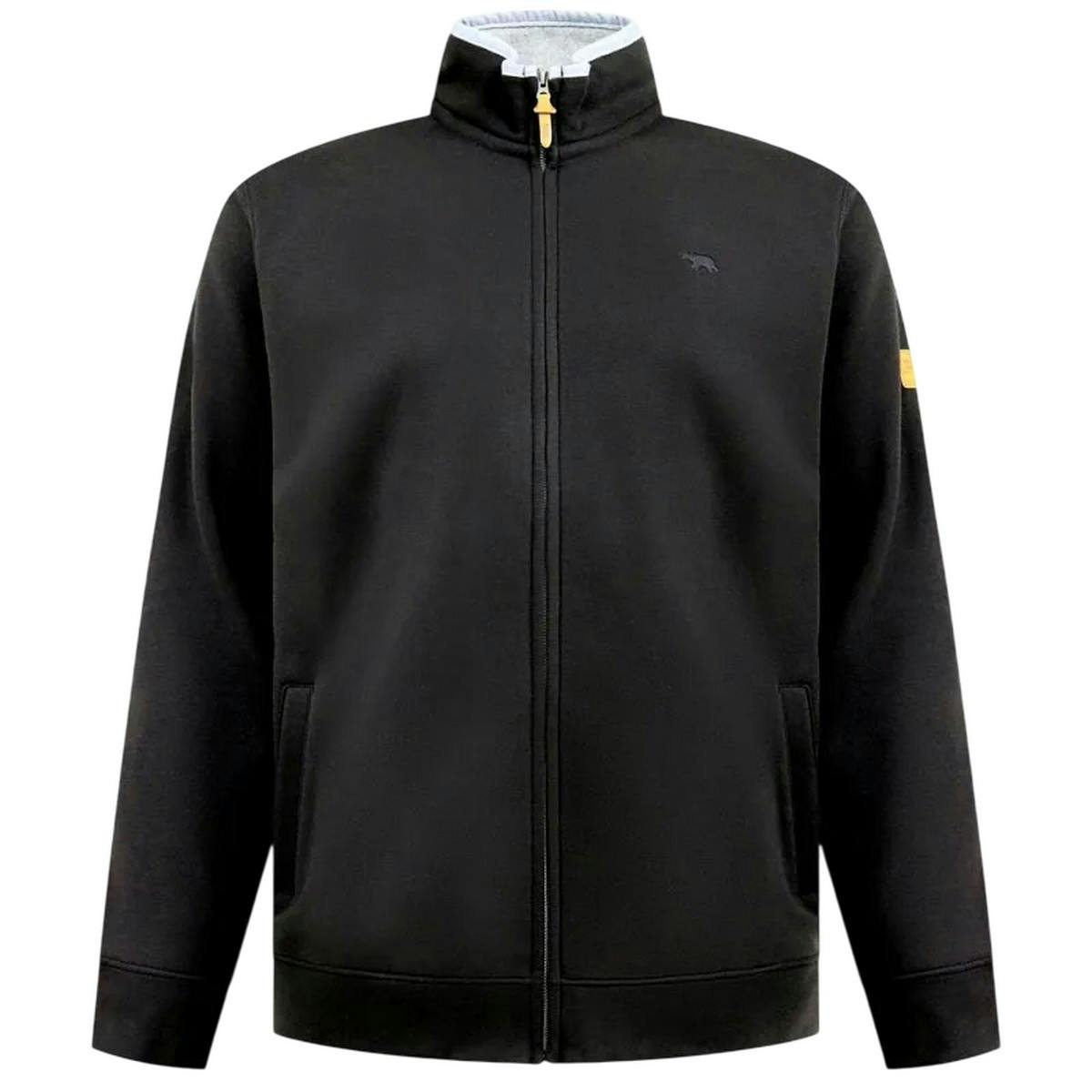 Duke Men's Black D555 Johnson Full Zip Kingsize Sweatshirt - 3XL - 50% Polyester/50% Cotton