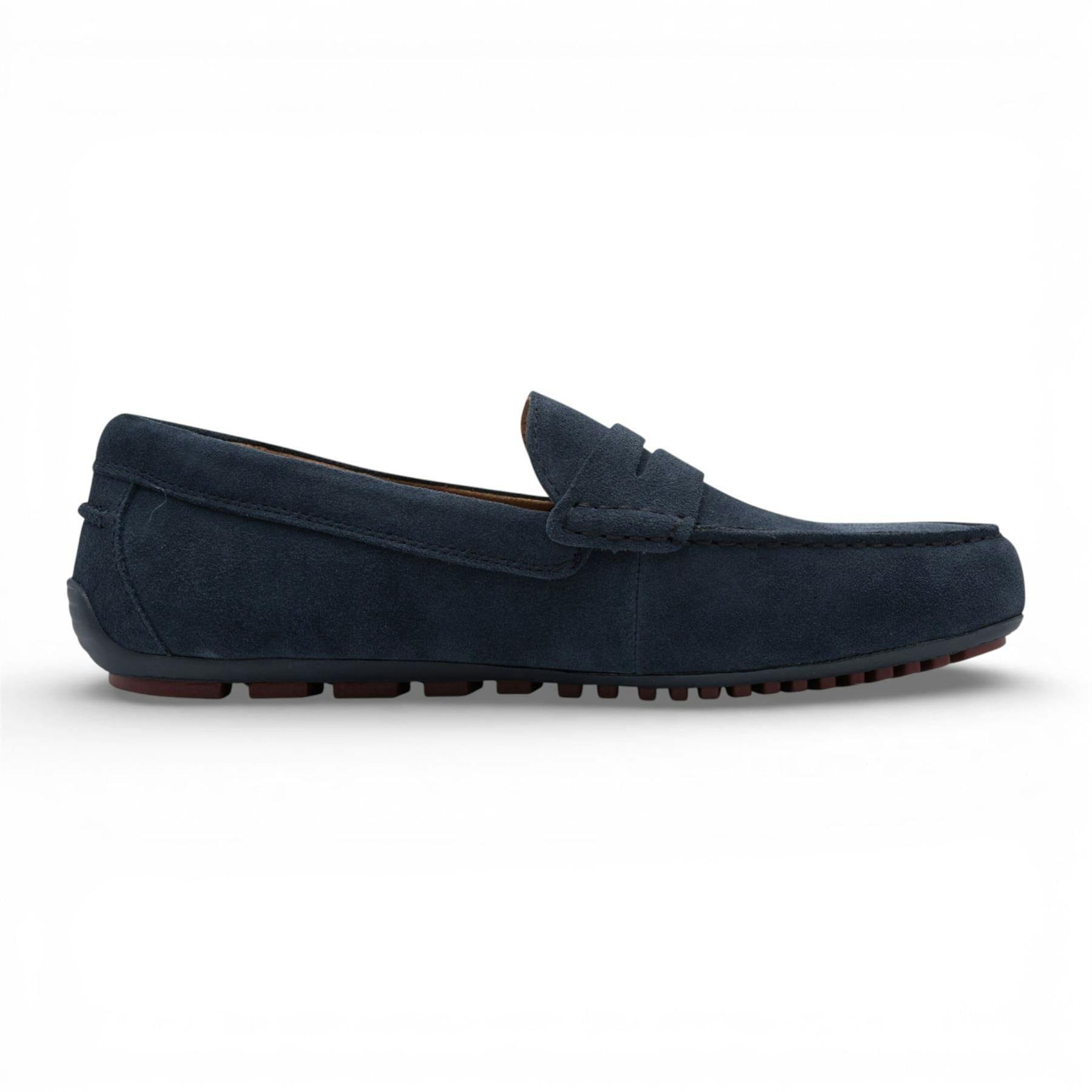 Tamaris Men's Brown Suede Moccasin Loafers Casual Shoes - Navy - Uk 11 | Eu 45 | Us 12