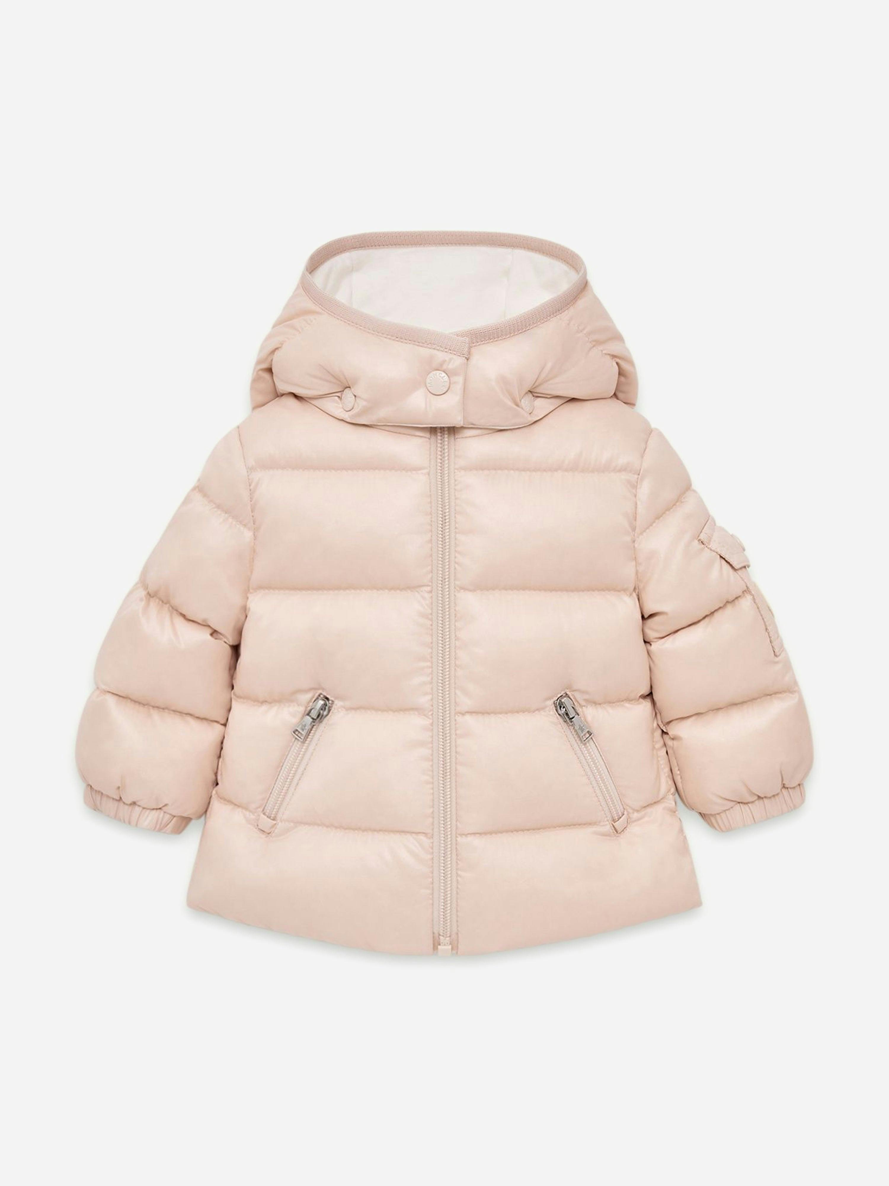Moncler Enfant Women's Pink Baby Girls Down Padded Bady Jacket In - 12 - 18 Mths