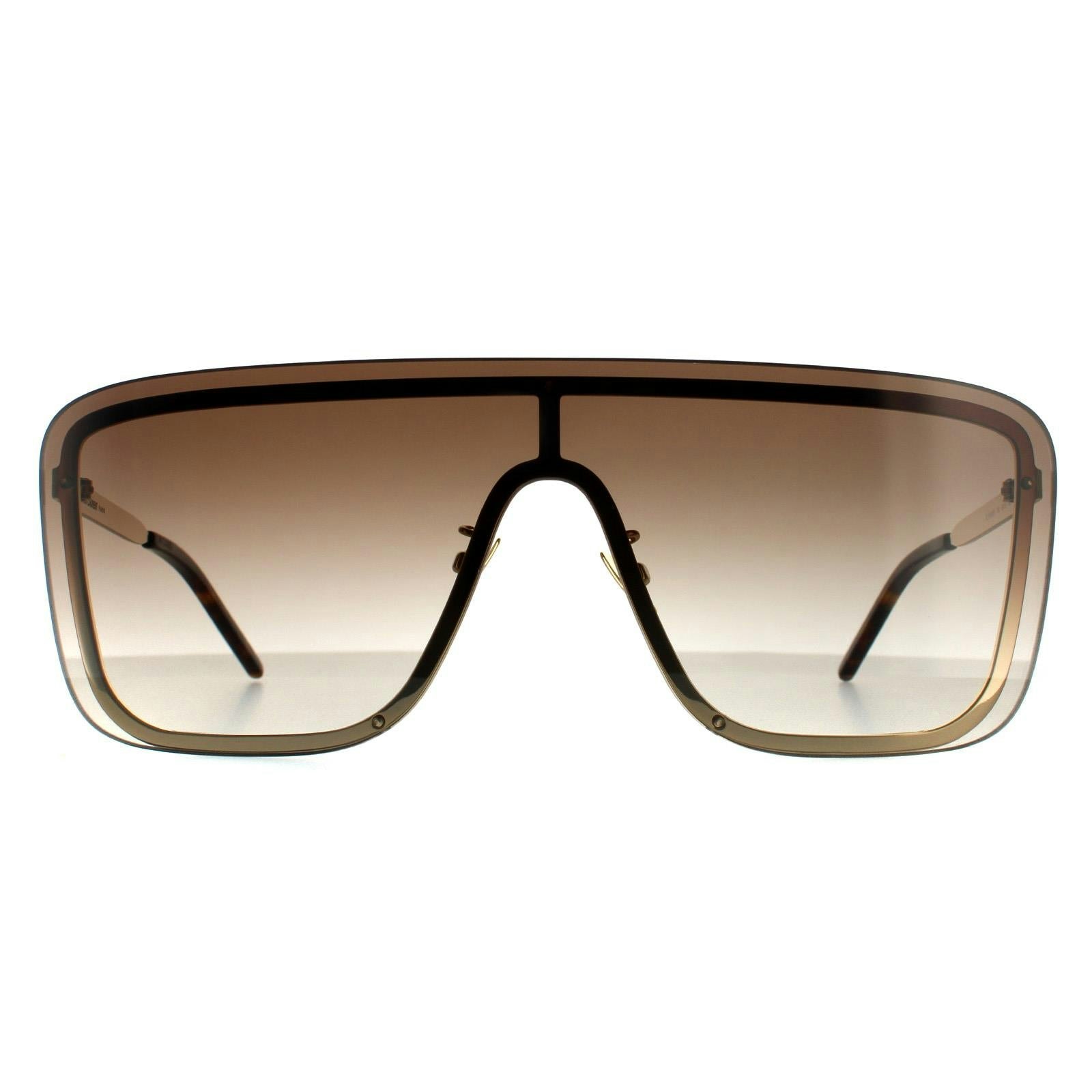 Saint Laurent Unisex Gold Sl 364 Mask Sunglasses