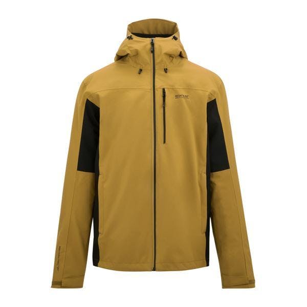 Regatta Men's Brown/Black Birchdale Ii Waterproof Jacket - Wood - 5XL - Wood - 100% Recycled Polyester