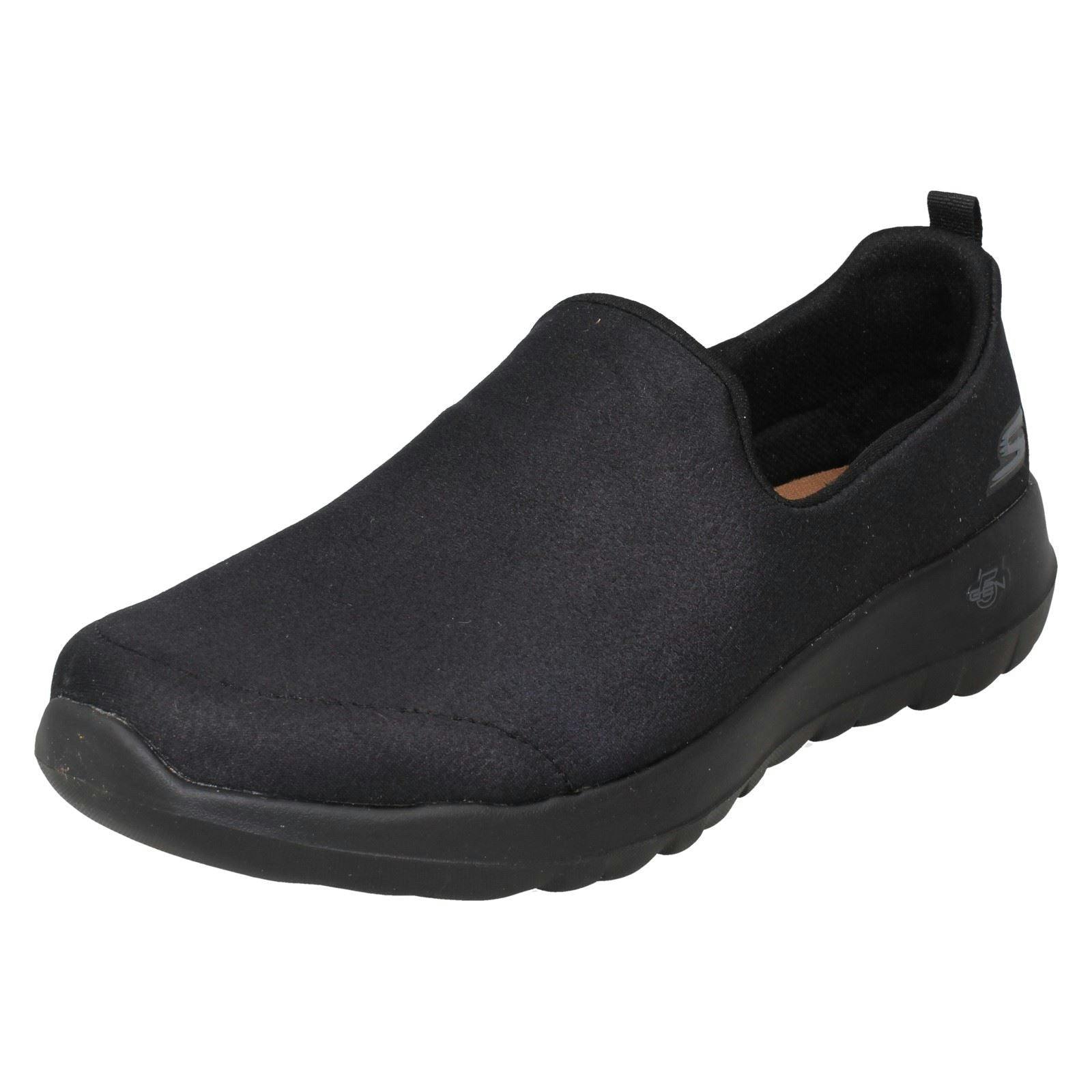 Skechers Women's Light/Black Air Cooled Weight Trainers Go Walk Joy Gratify 15612 - Uk 5