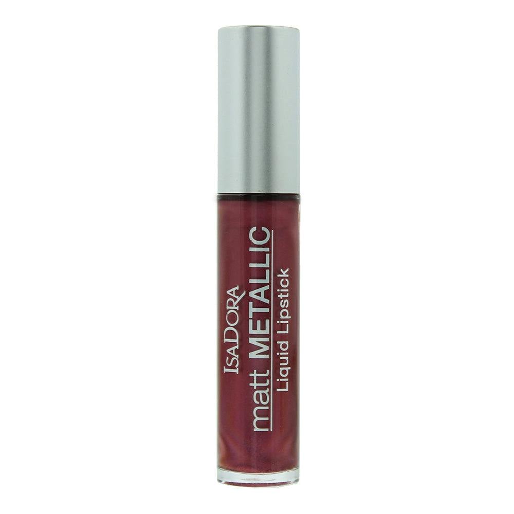 Women's Isadora Matt Metallic 83 Bite Lipstick Burgundy 7Ml - Image 7