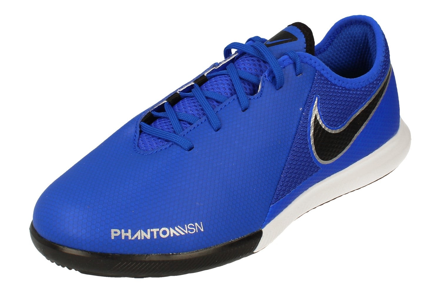 Nike Unisex Kids Blue/Black Junior Phantom Vsn Academy Ic Football Boots Ar4345 400 - Uk 4.5 | Us 5Y | Eu 37.5