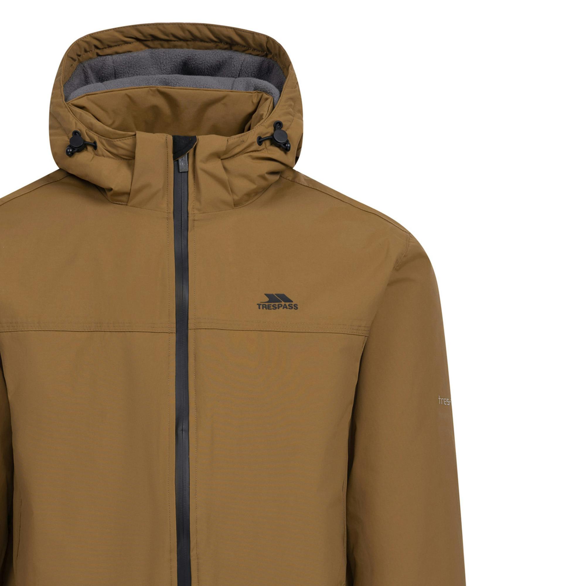 Trespass Men's Light/Brown Macsween Waterproof Jacket - Xl - 100% Mixed