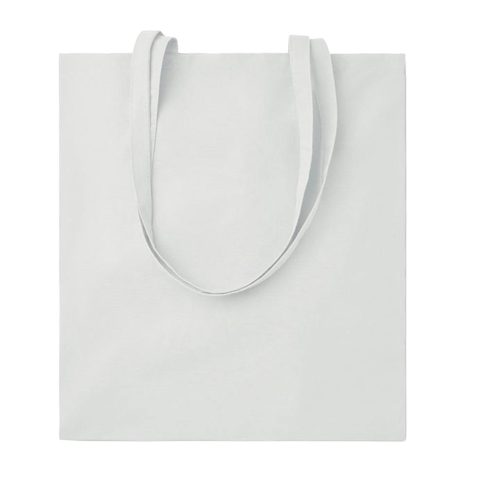 Midocean White Tura Colour Organic Cotton Shopper Bag - One Size