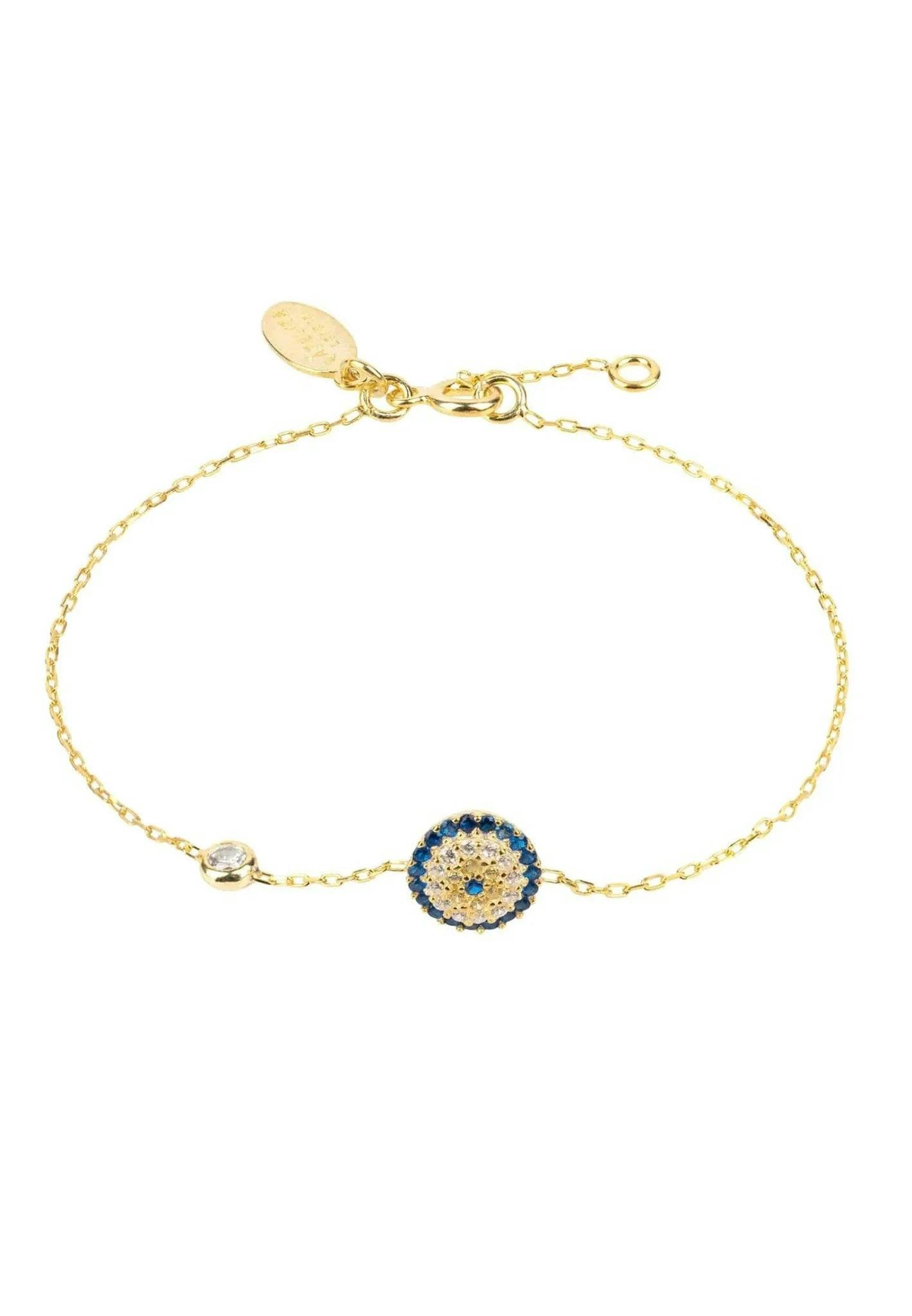 Latelita Gold Evil Eye Bracelet