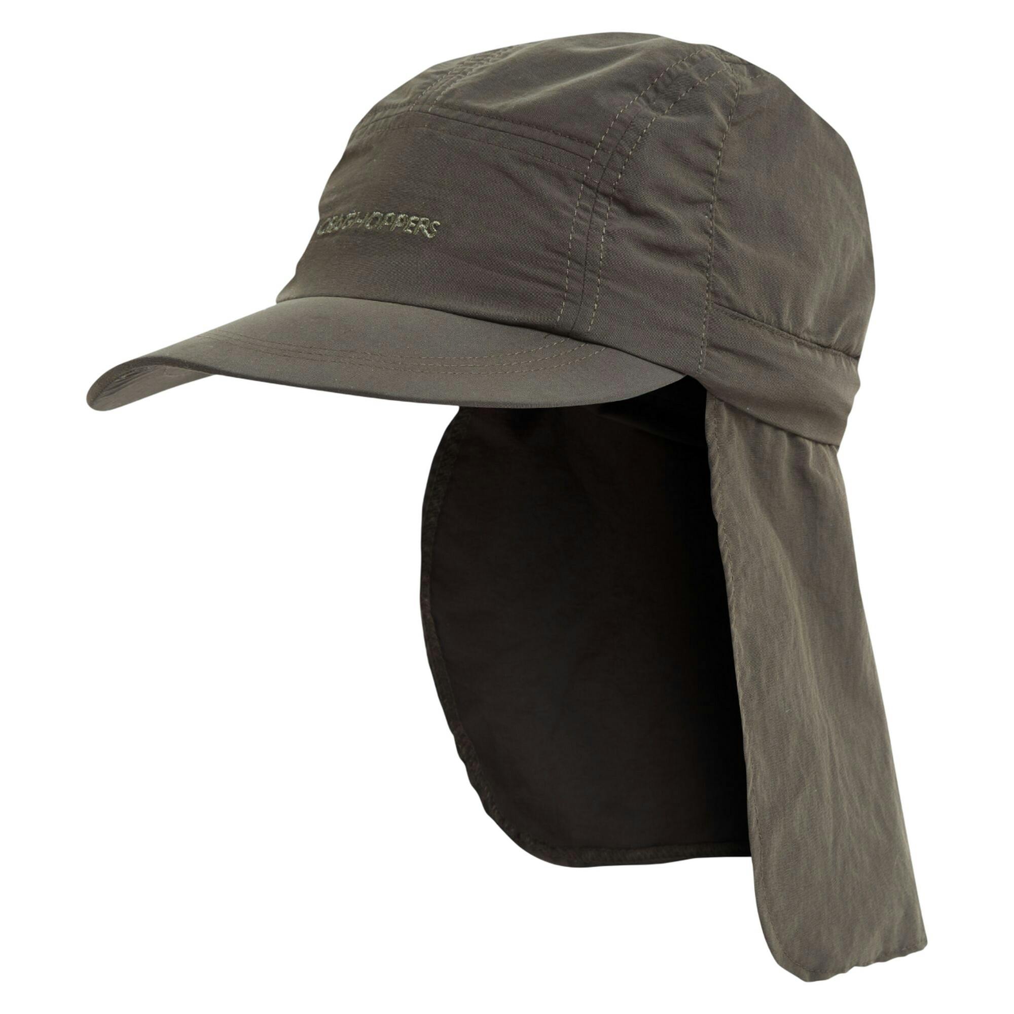 Craghoppers Men's Green Nosilife Iii Logo Desert Hat - Woodland - Woodland - M-L - 100% Recycled Polyamide