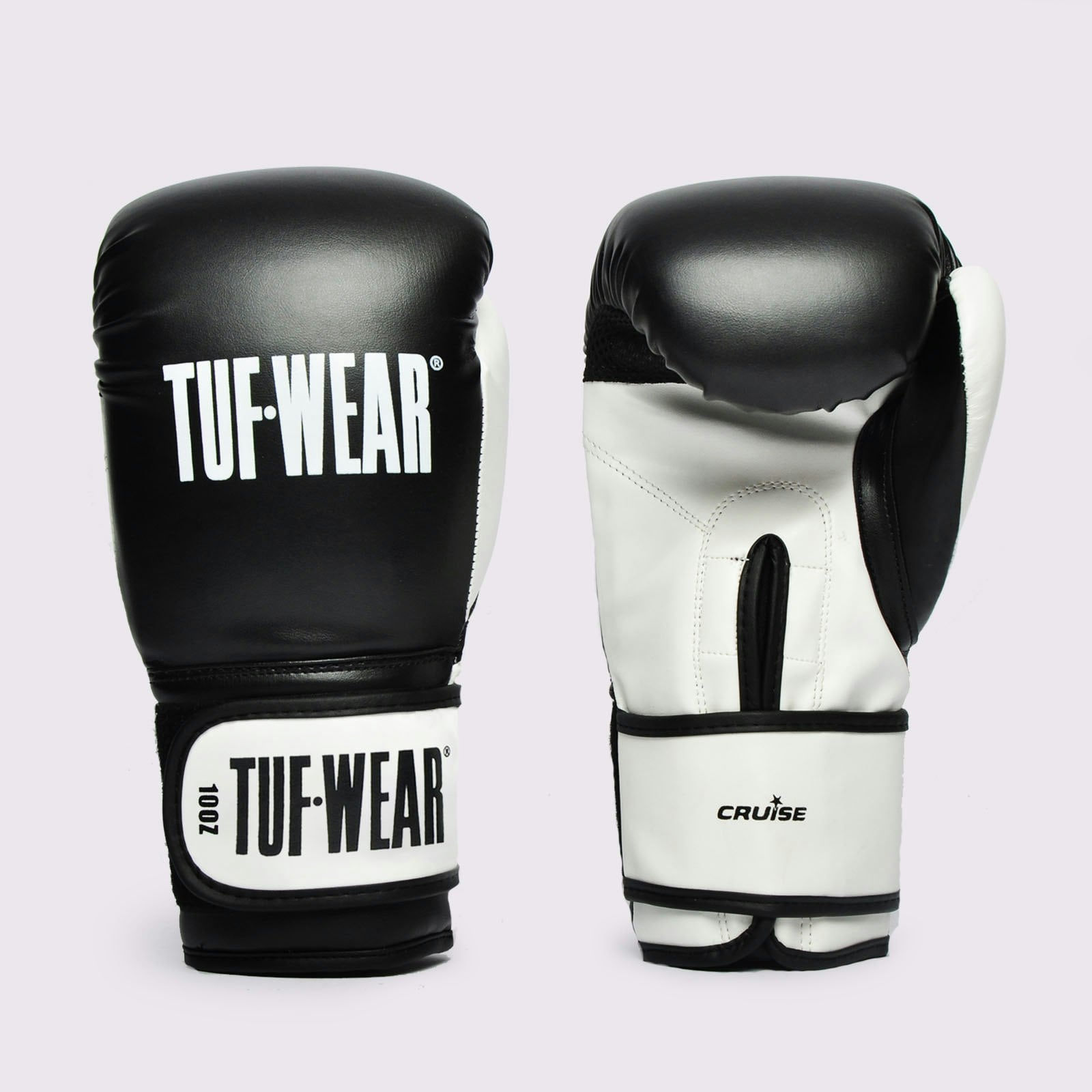 Tuf Wear Black Cruise Training Gloves - 16Oz