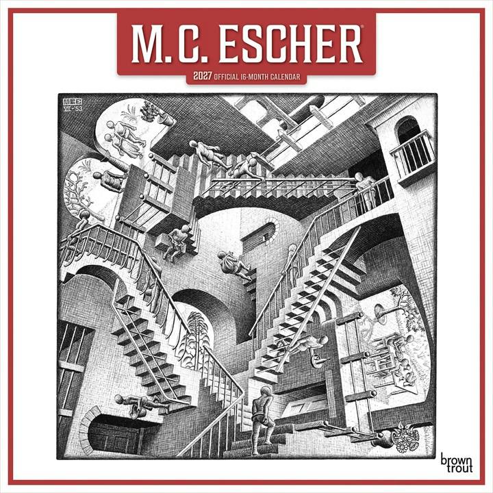 M.C. Escher 2027 Square Flap by Browntrout (Calendar) - Image 6