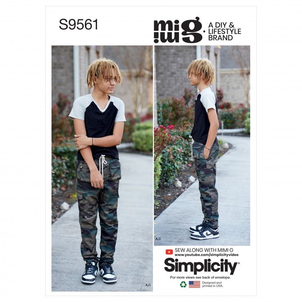 Simplicity Sewing Pattern 9561, Tops, Trousers, Shorts, Blankets For Kids, Teenagers, A (8-10-12-14-16) - Intermediate - A (8-10-12-14-16)