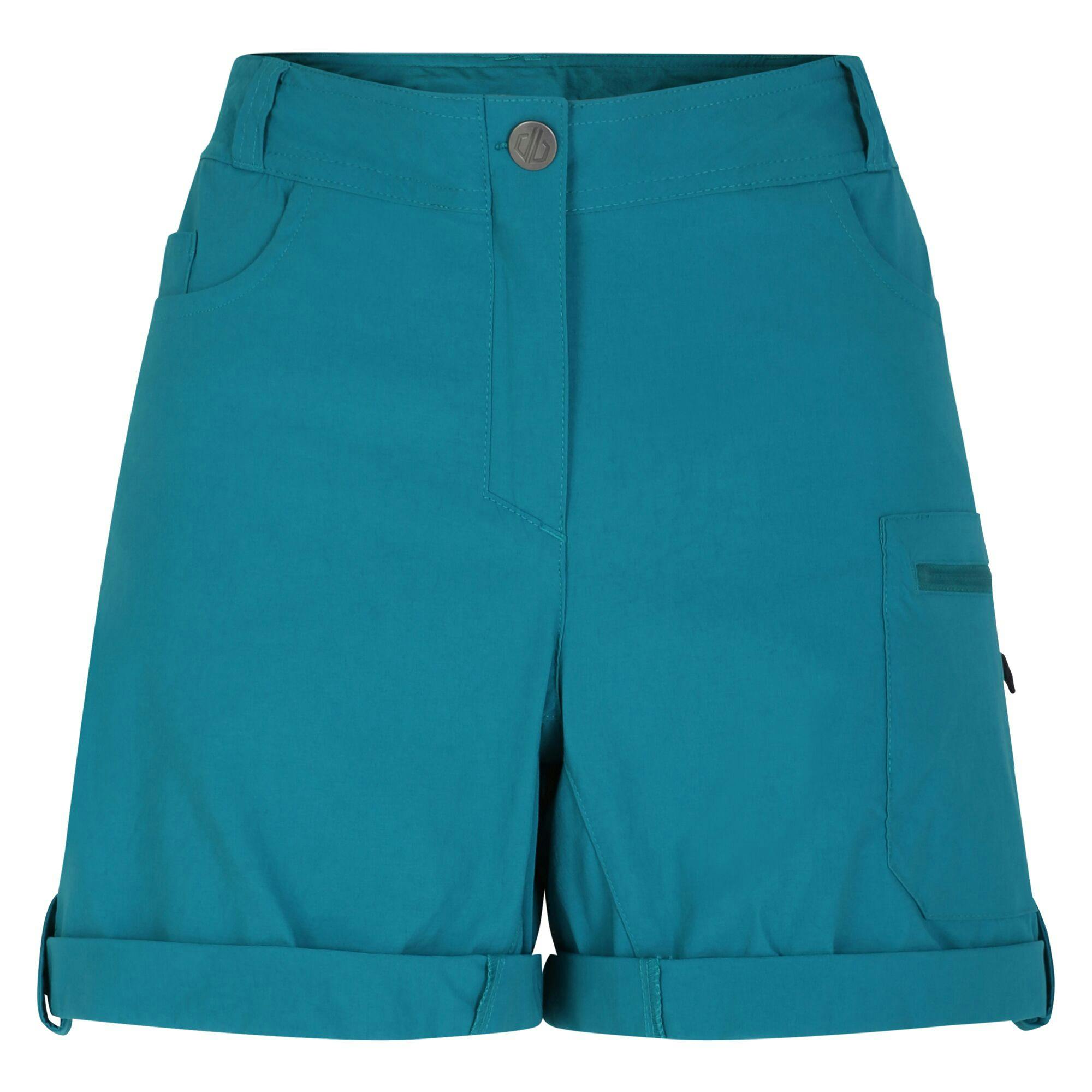 Dare 2B Women's Green / Melodic Ii Walking Shorts - Kayaking - Kayaking - 10 Uk - 92% Polyamide/8% Elastane