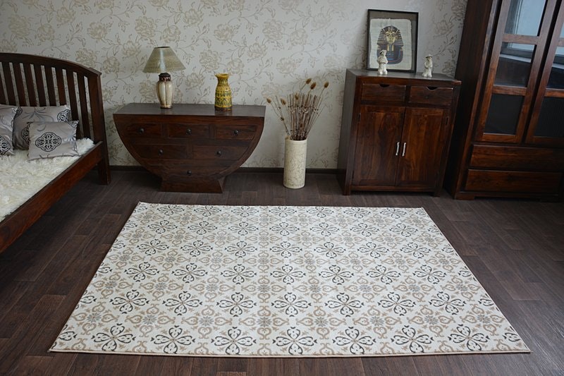 Rugsx White Argent Rug - 160Cm X 220Cm
