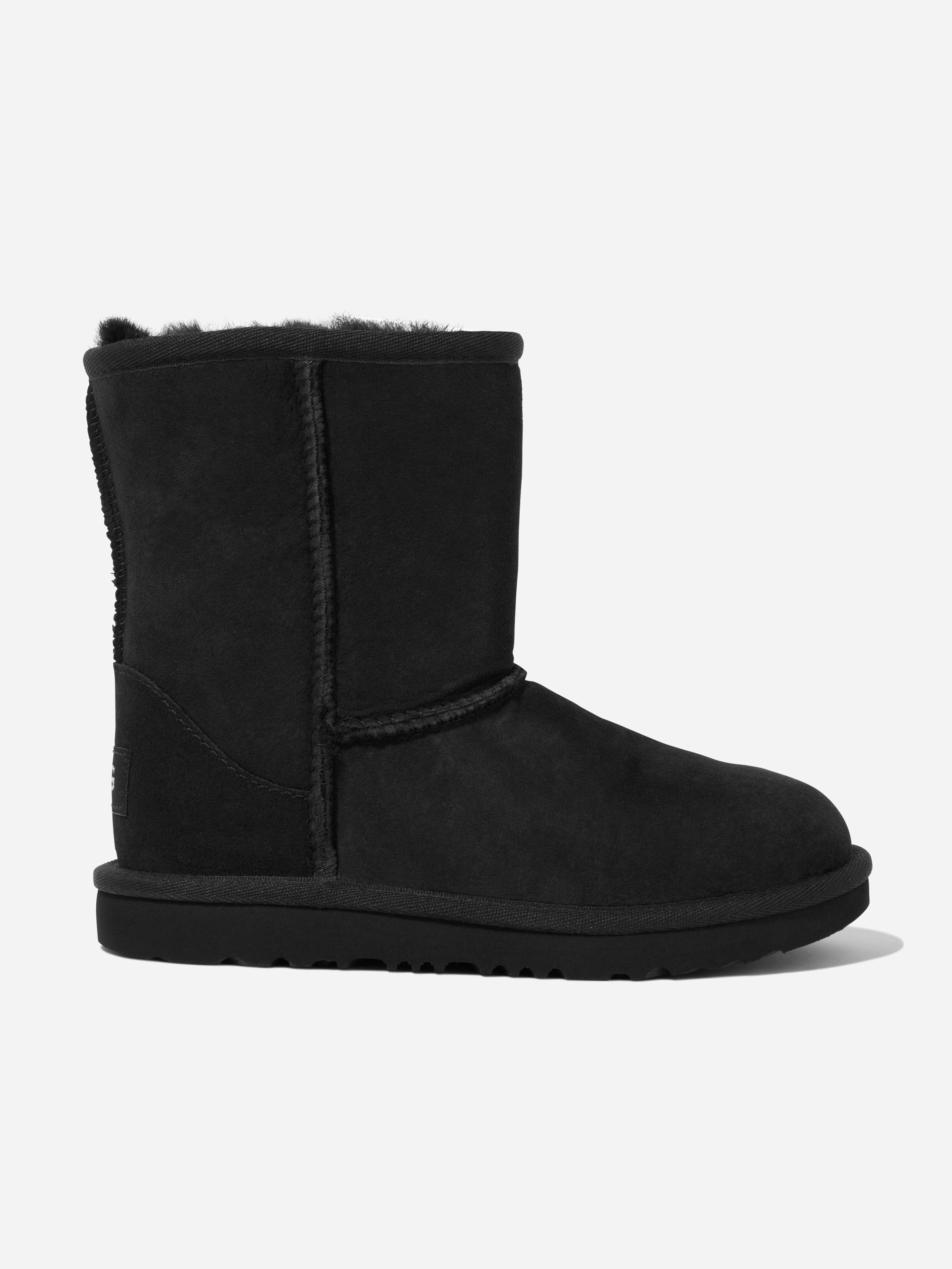 Ugg Black Kids Sheepskin Classic Ii Boots - Eu 26 Us 9