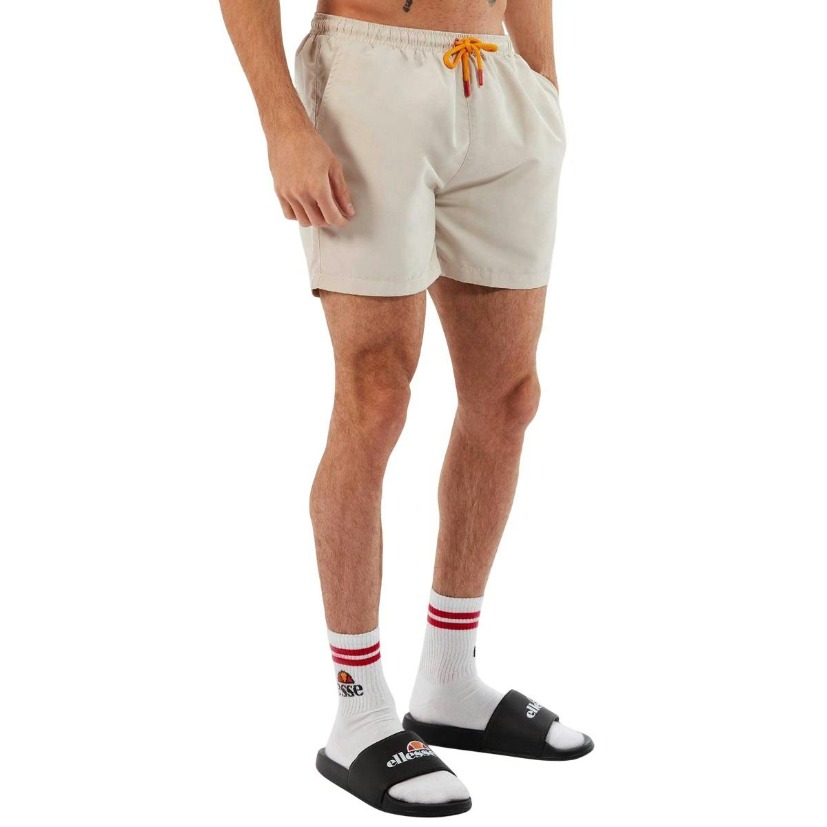 Ellesse Men's Beige Knights Swim Shorts - 3XL - 100% Polyester