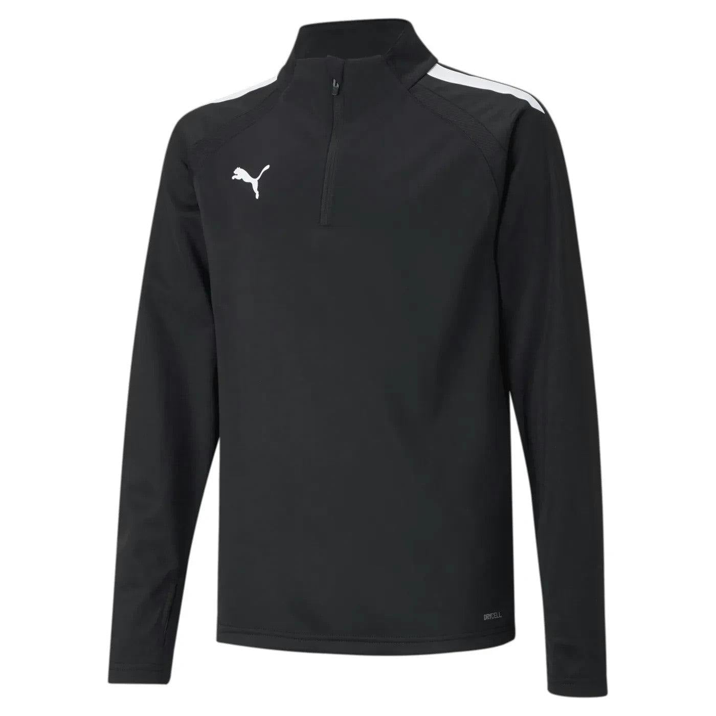 Puma Boys / Girls Teamliga 1/4 Zip Tracksuit Drill Top 657237 - 128 7-8 Years