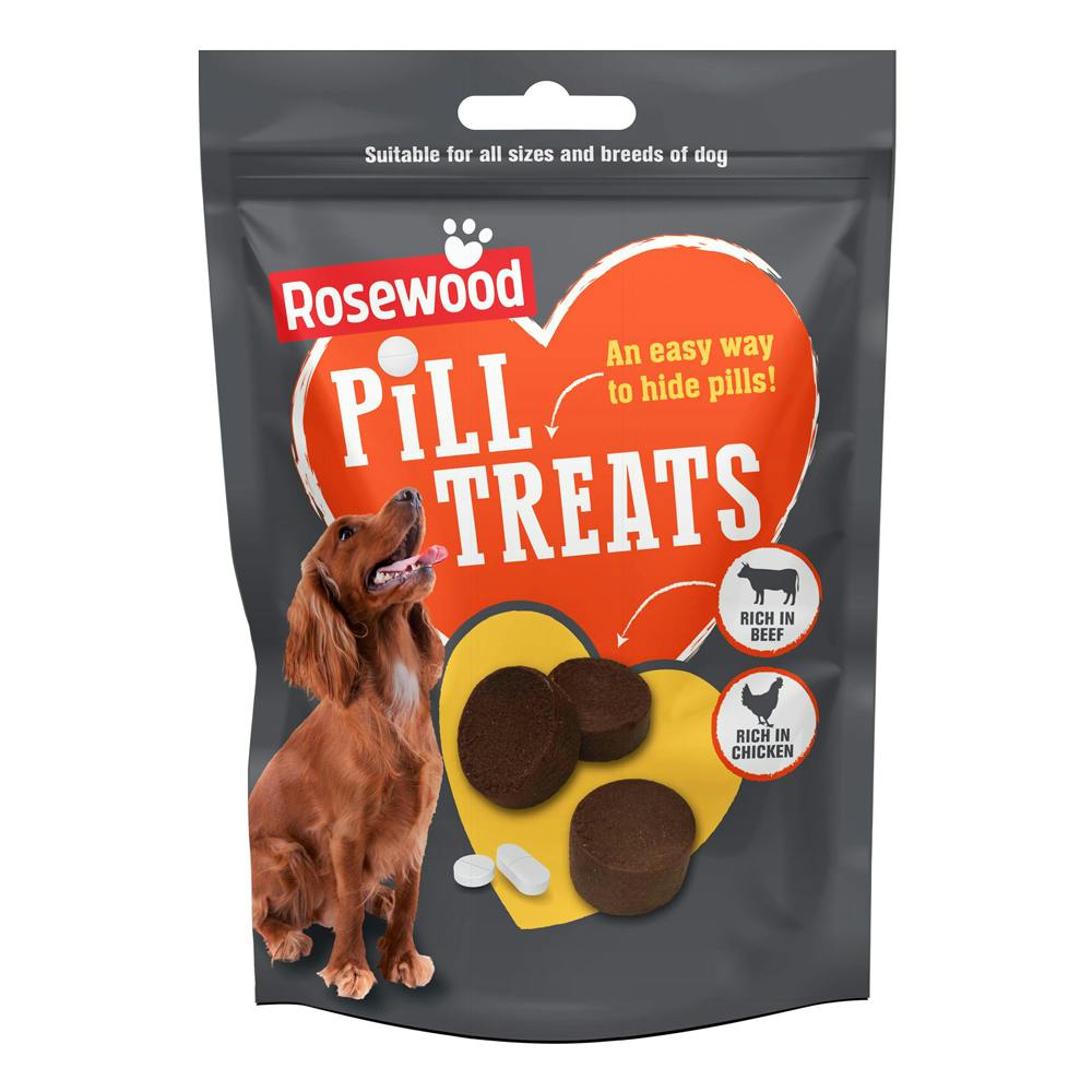 Rosewood Grain Pill Treats For Dogs 80G - 1 Pack (80G)