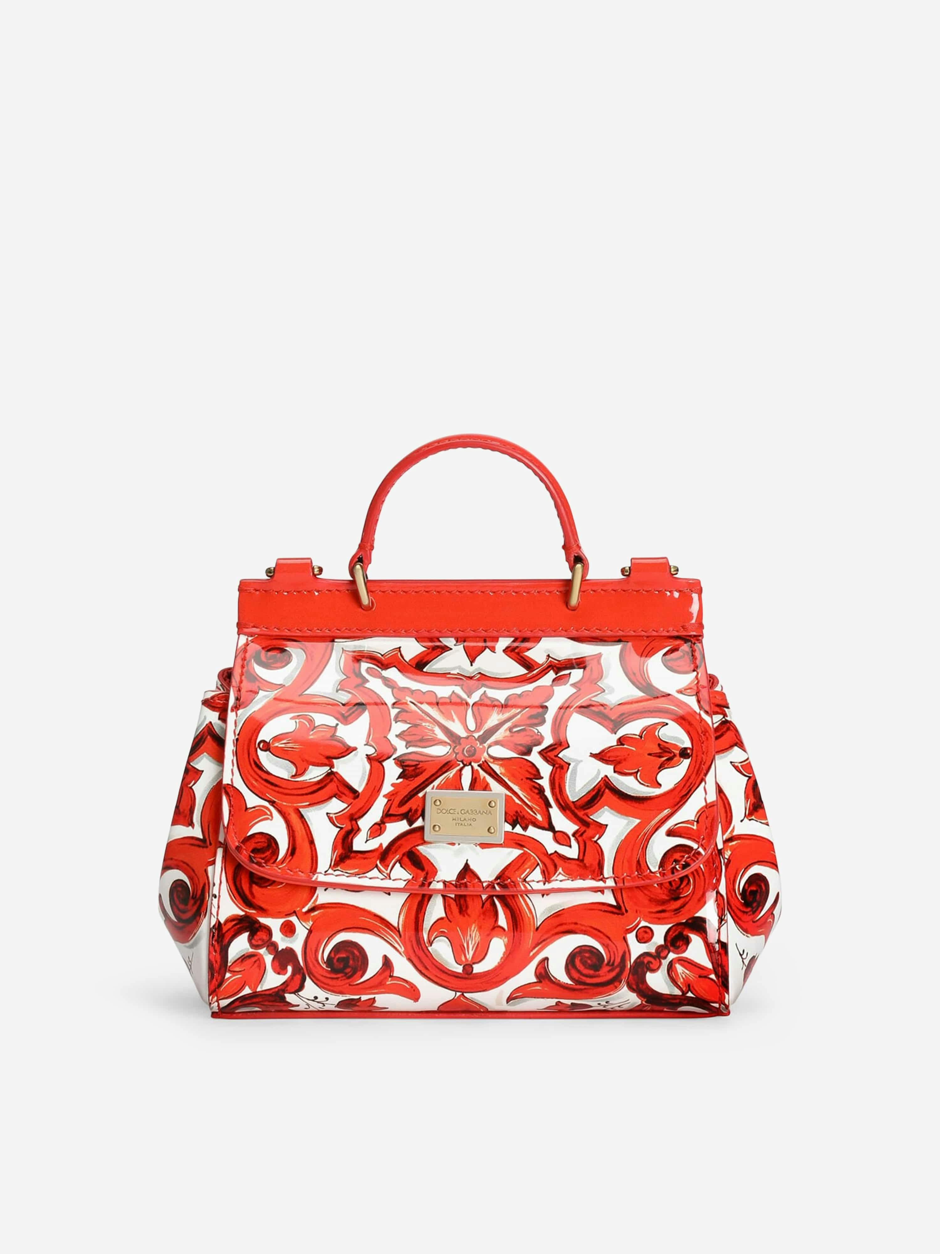 Dolce&Gabbana Kids Orange Sicily Printed Leather Shoulder Bag - Mytheresa - Image 2